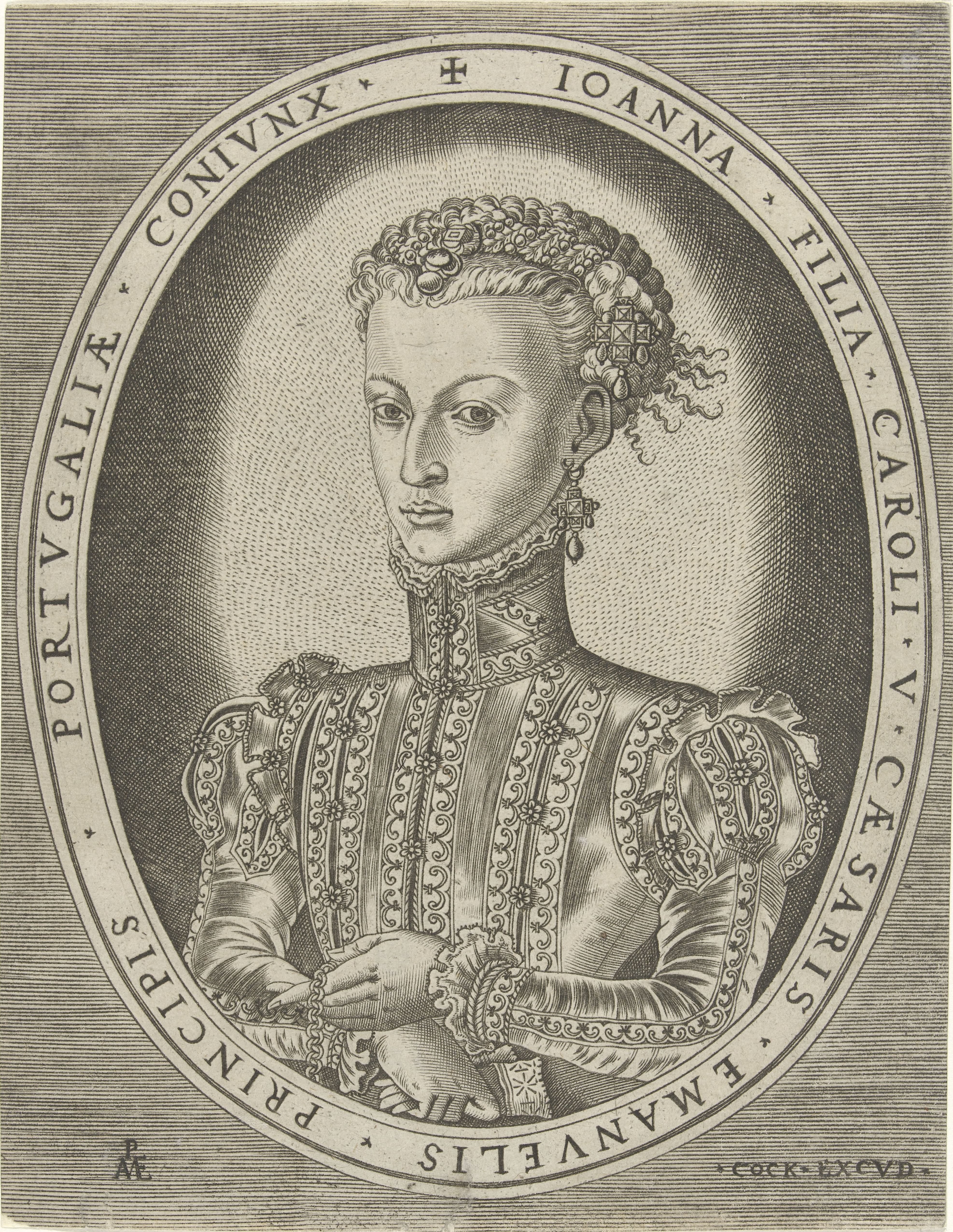Portret van Johanna van Habsburg
