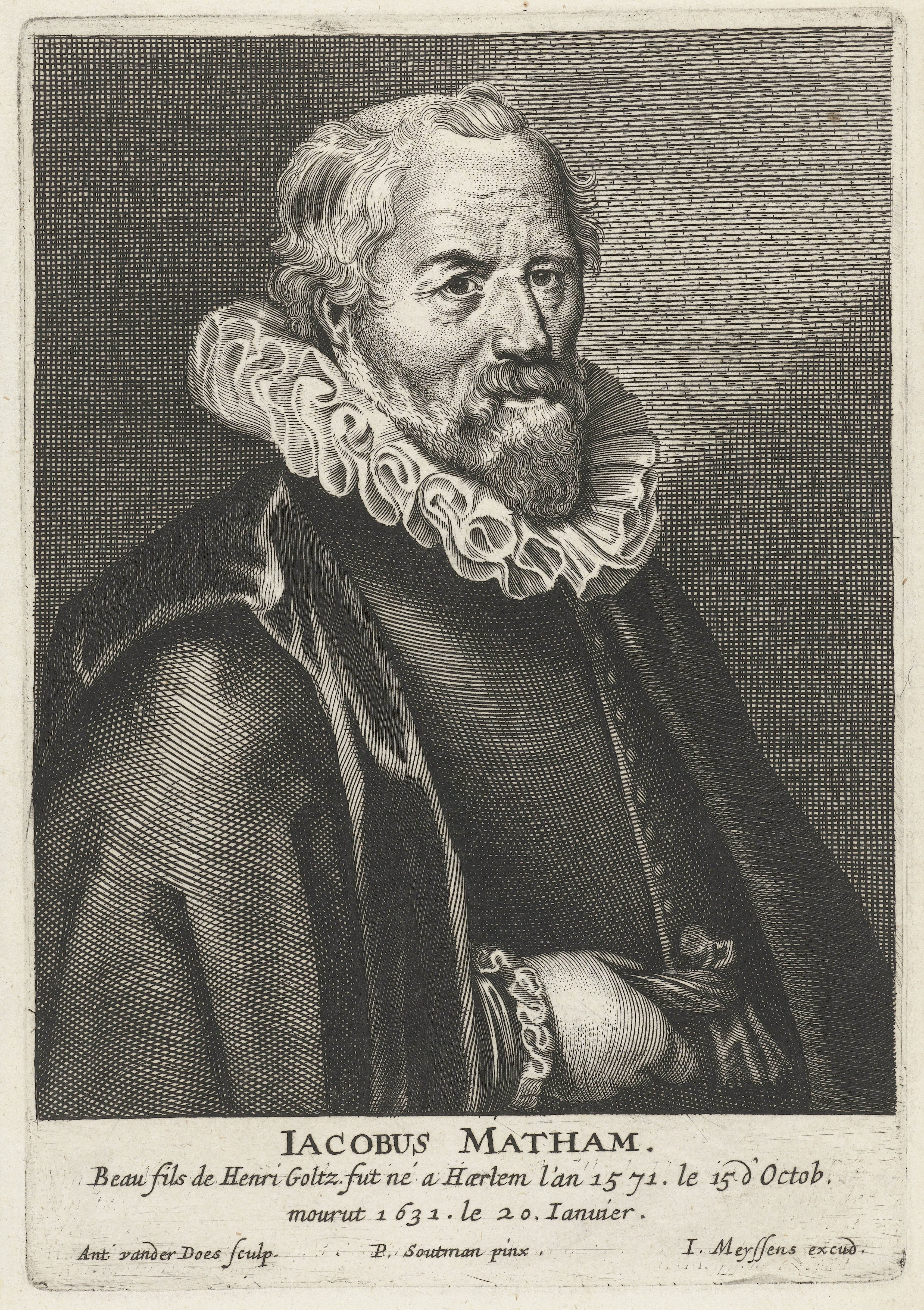 Portret van Jacob Matham