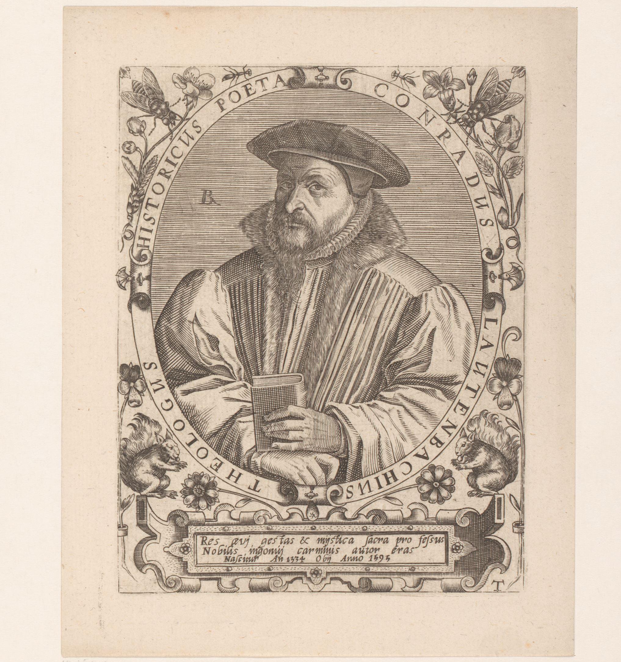 Portret van Conrad Lautenbach