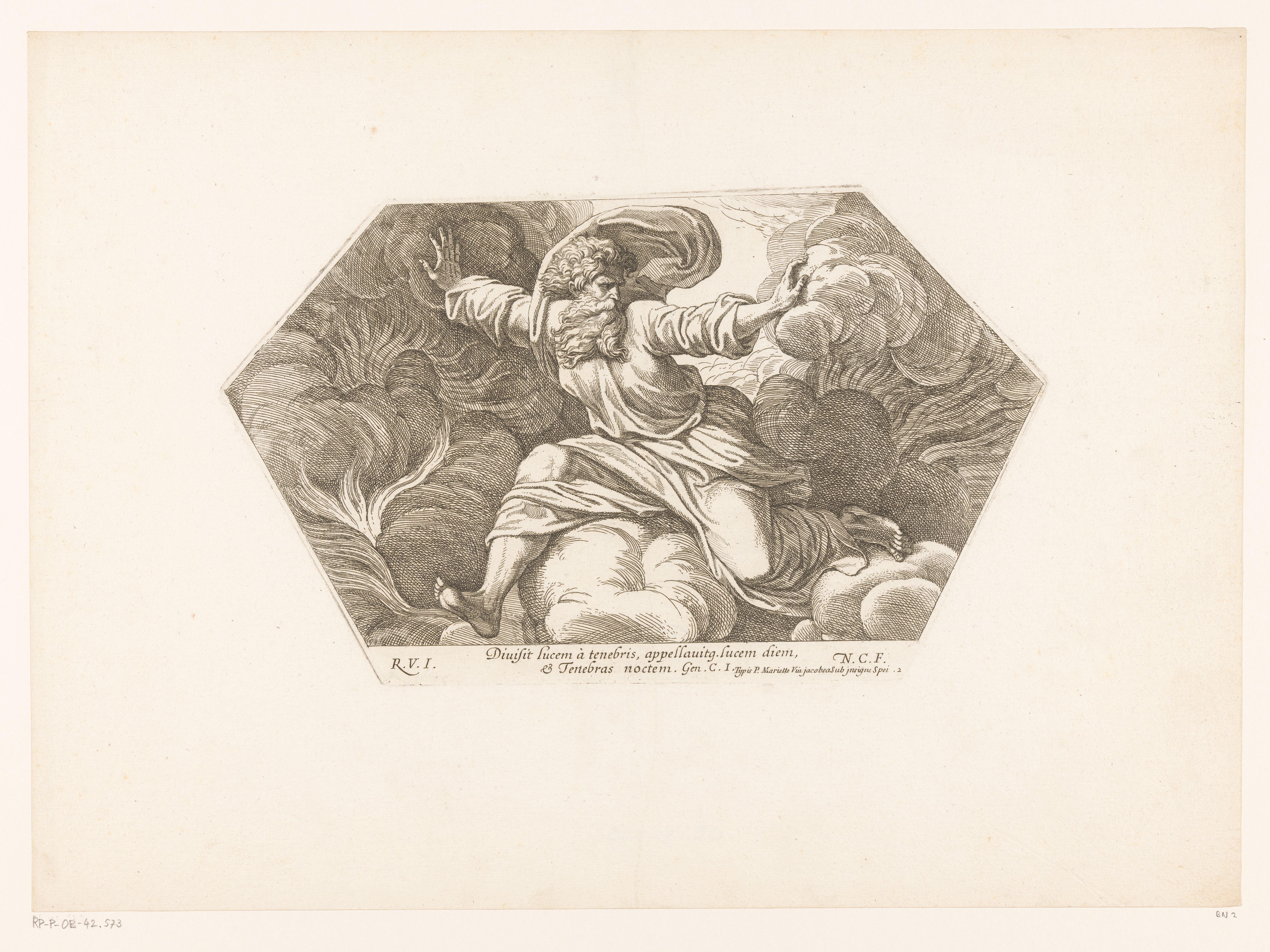 God scheidt het licht van de duisternis