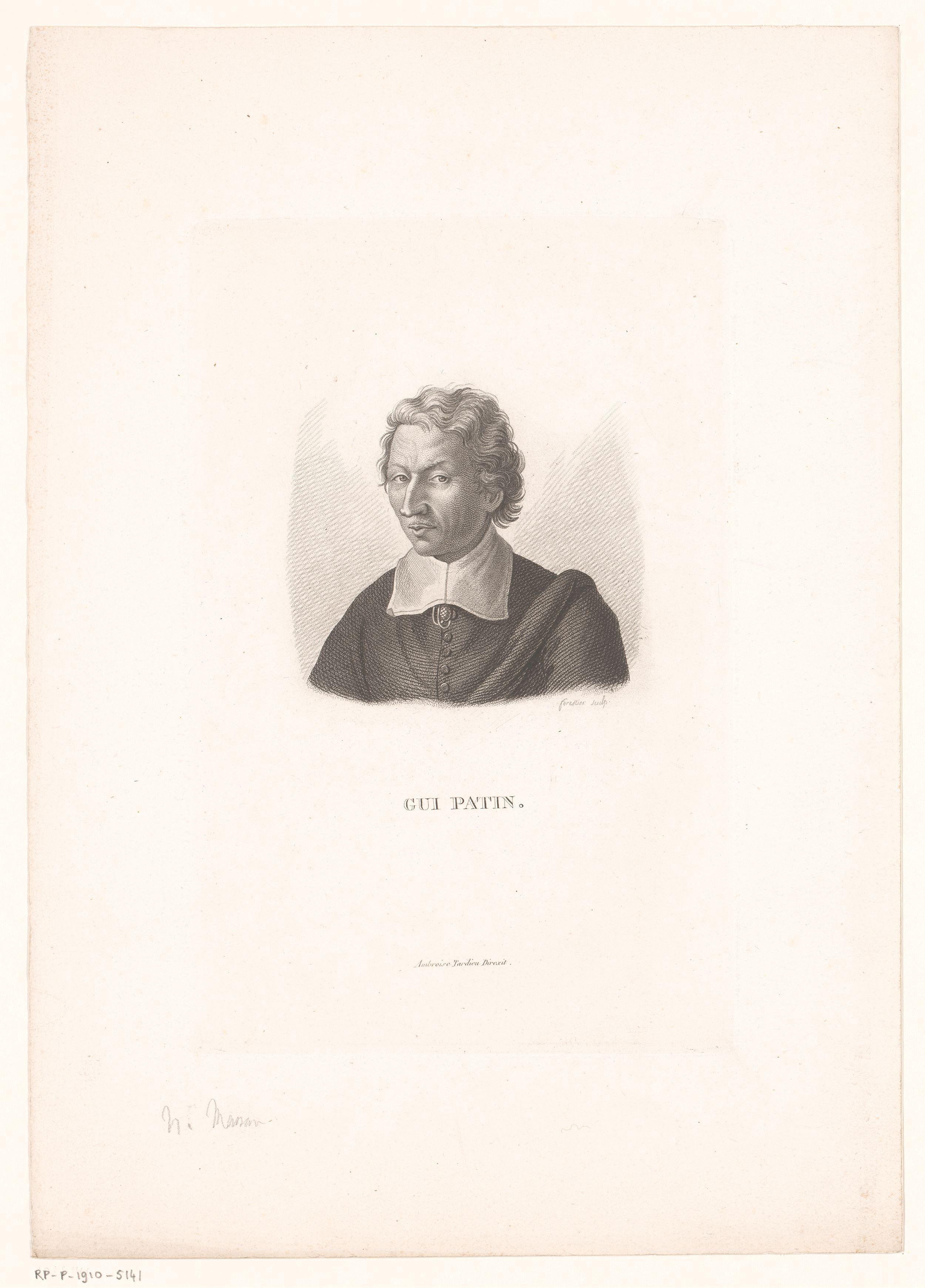 Portret van Guy Patin