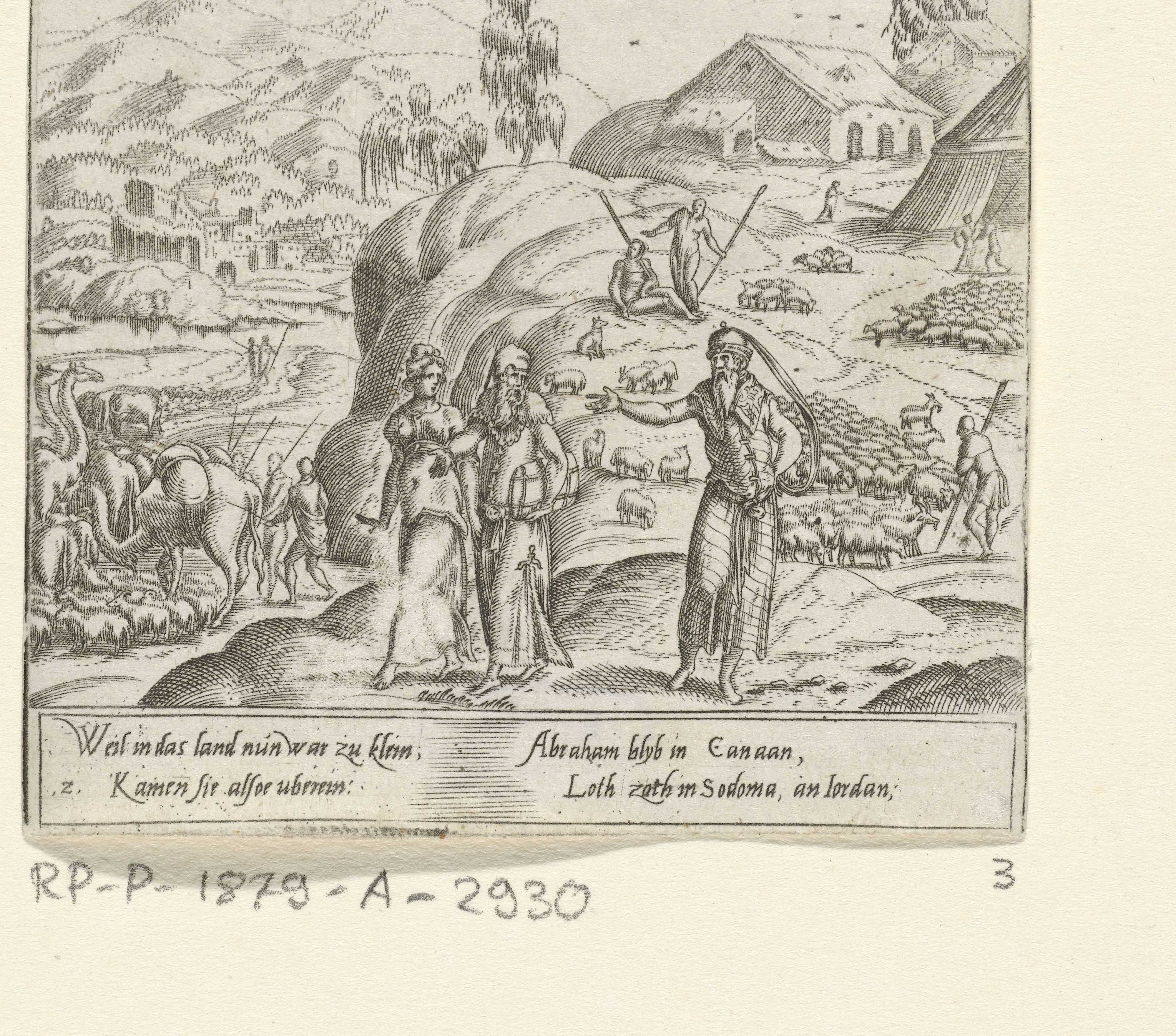 Afscheid van Abraham en Loth