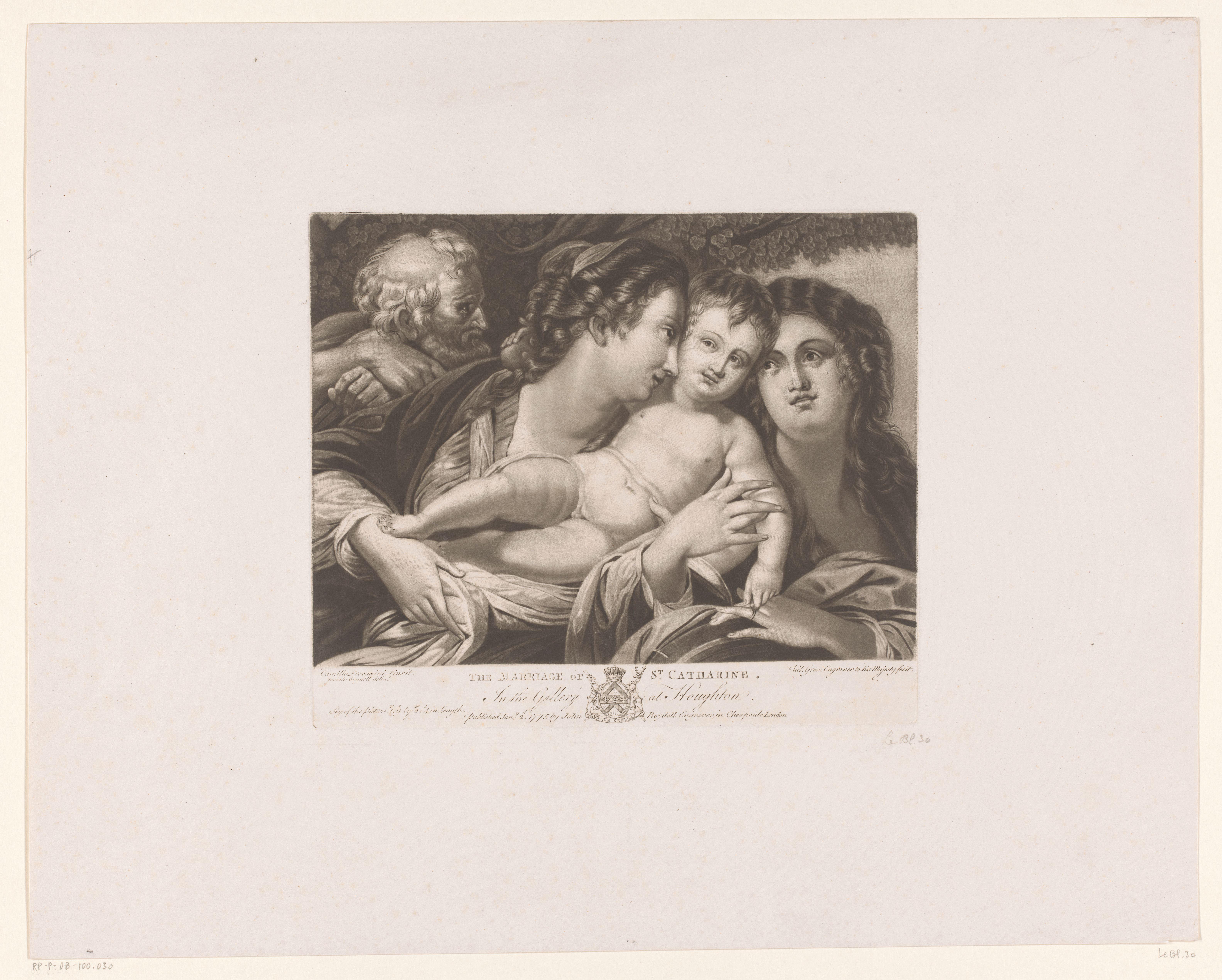 Mystiek huwelijk van de heilige Catharina van Alexandrië