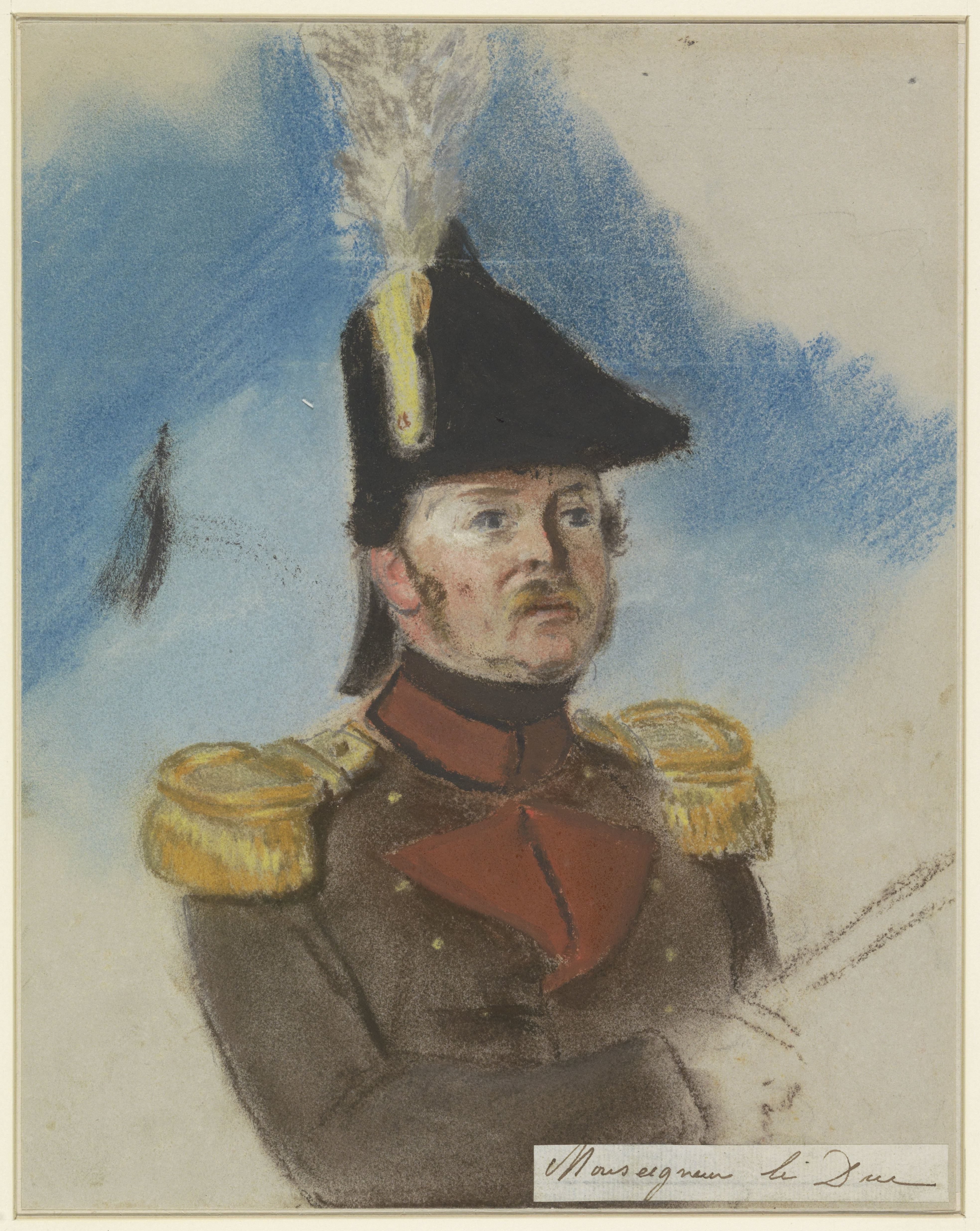 Portret van Bernard, hertog van Saksen-Weimar