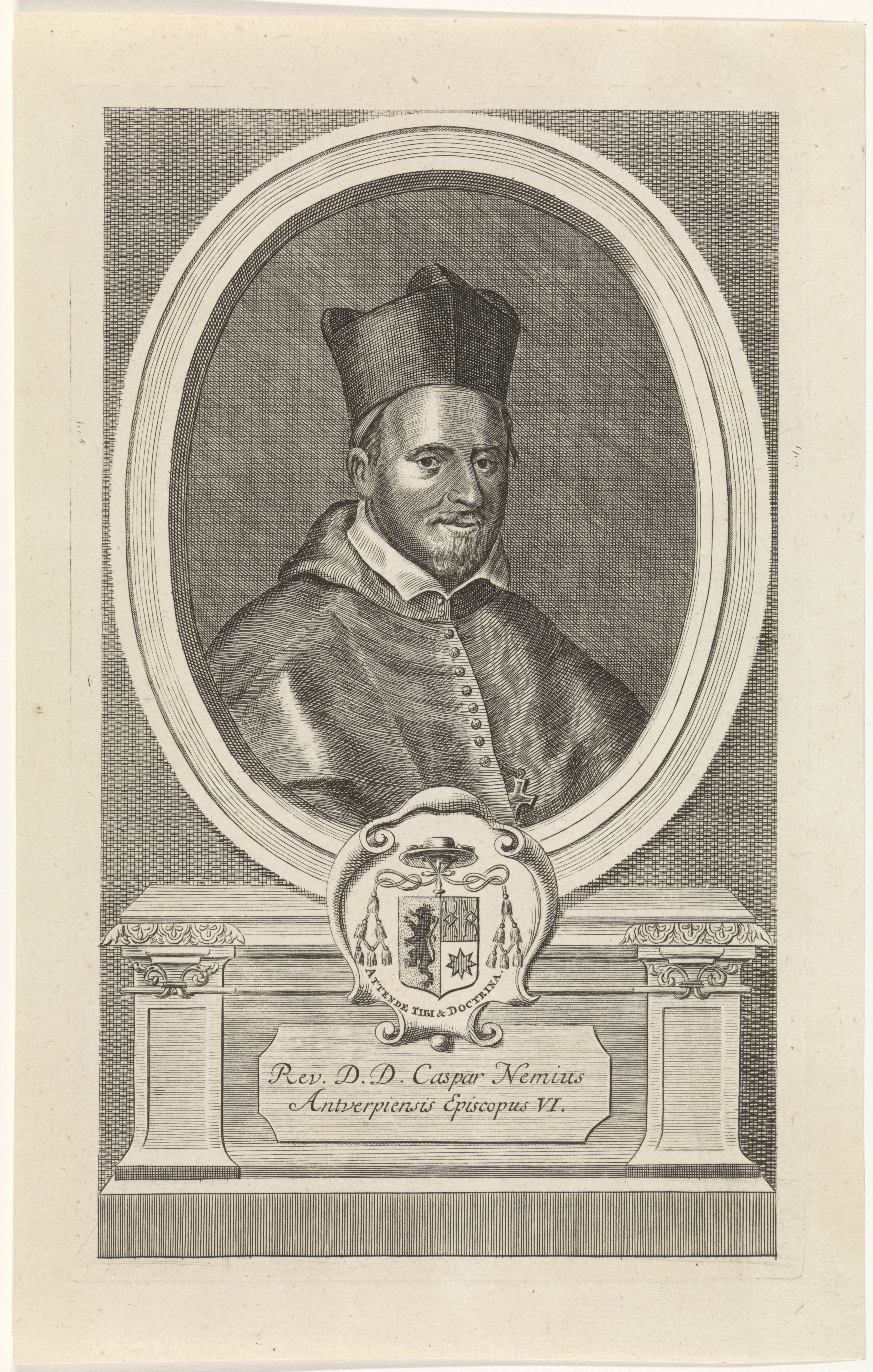 Portret van Gaspar Nemius