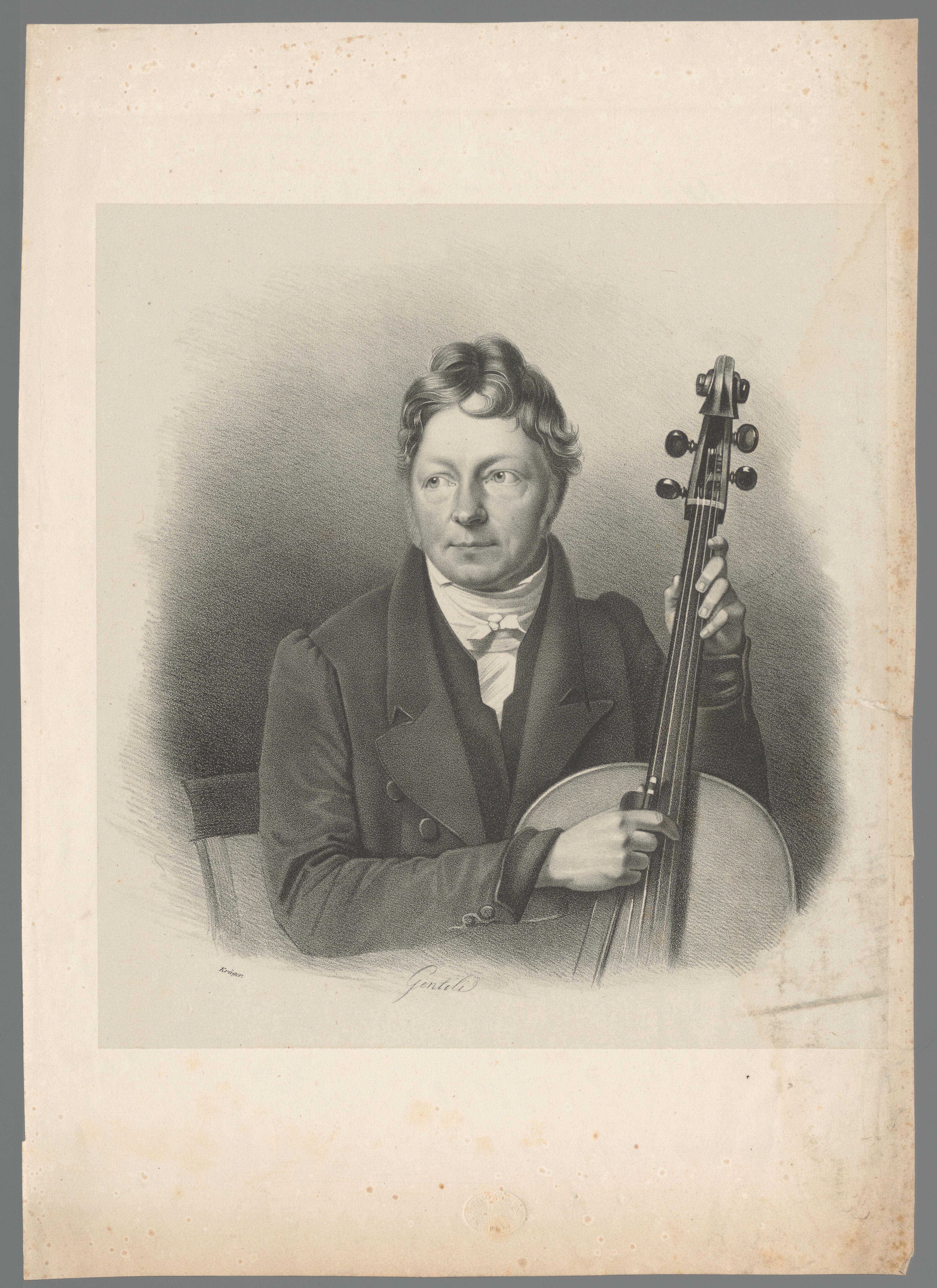 Portret van Bernhard Romberg