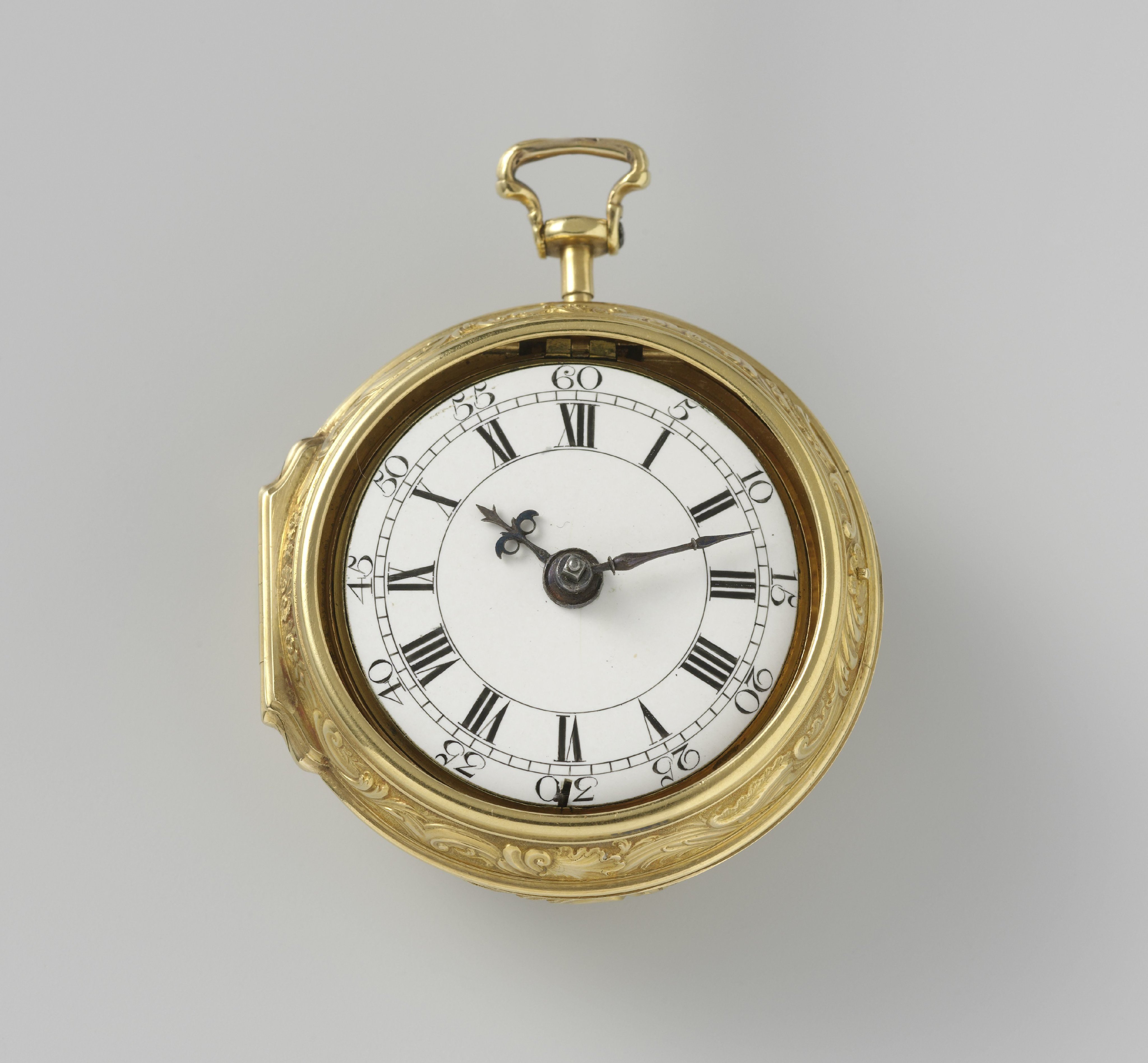 Horloge met Christus en de Samaritaanse vrouw