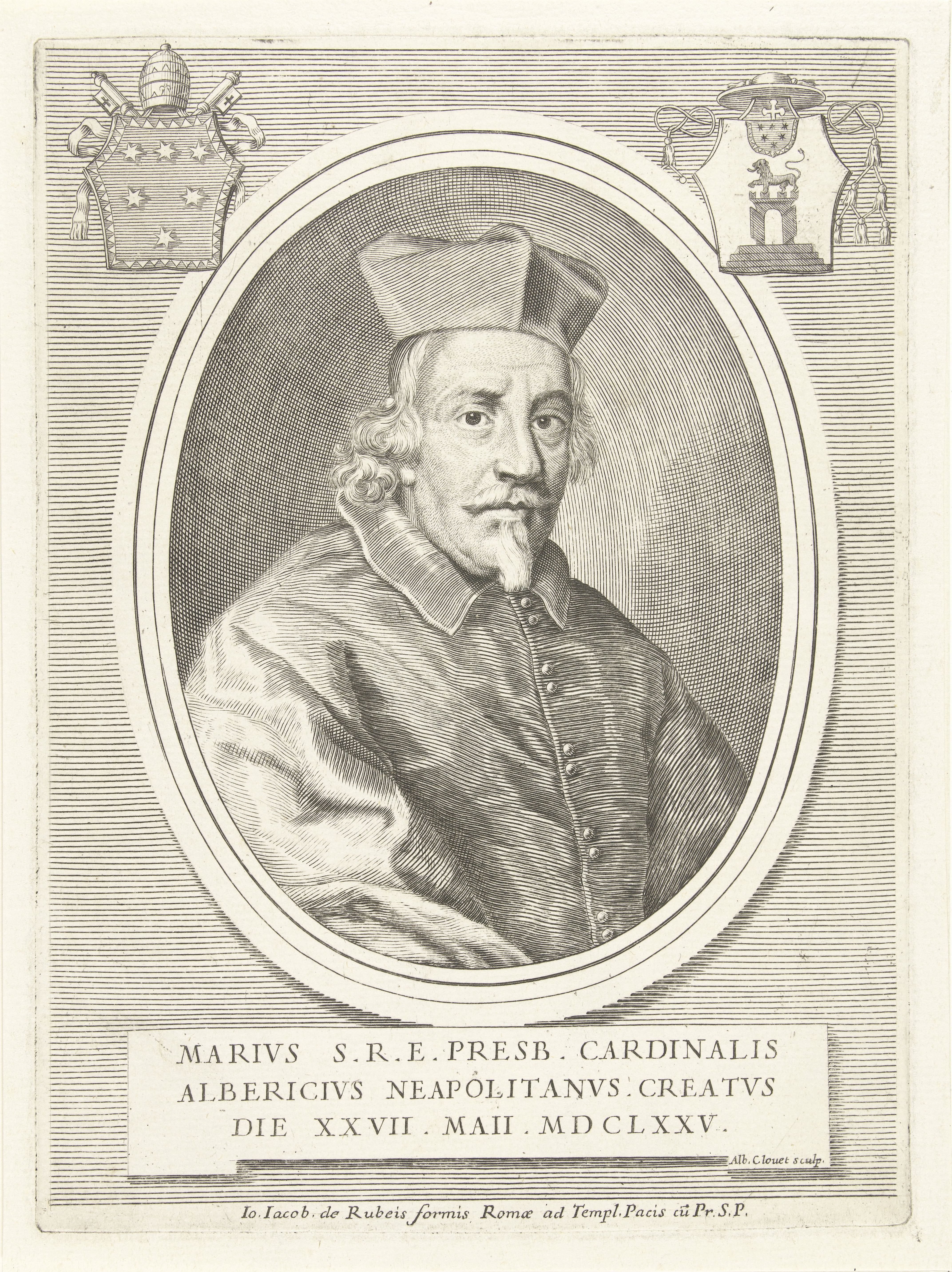 Portret van kardinaal Mario Alberizzi