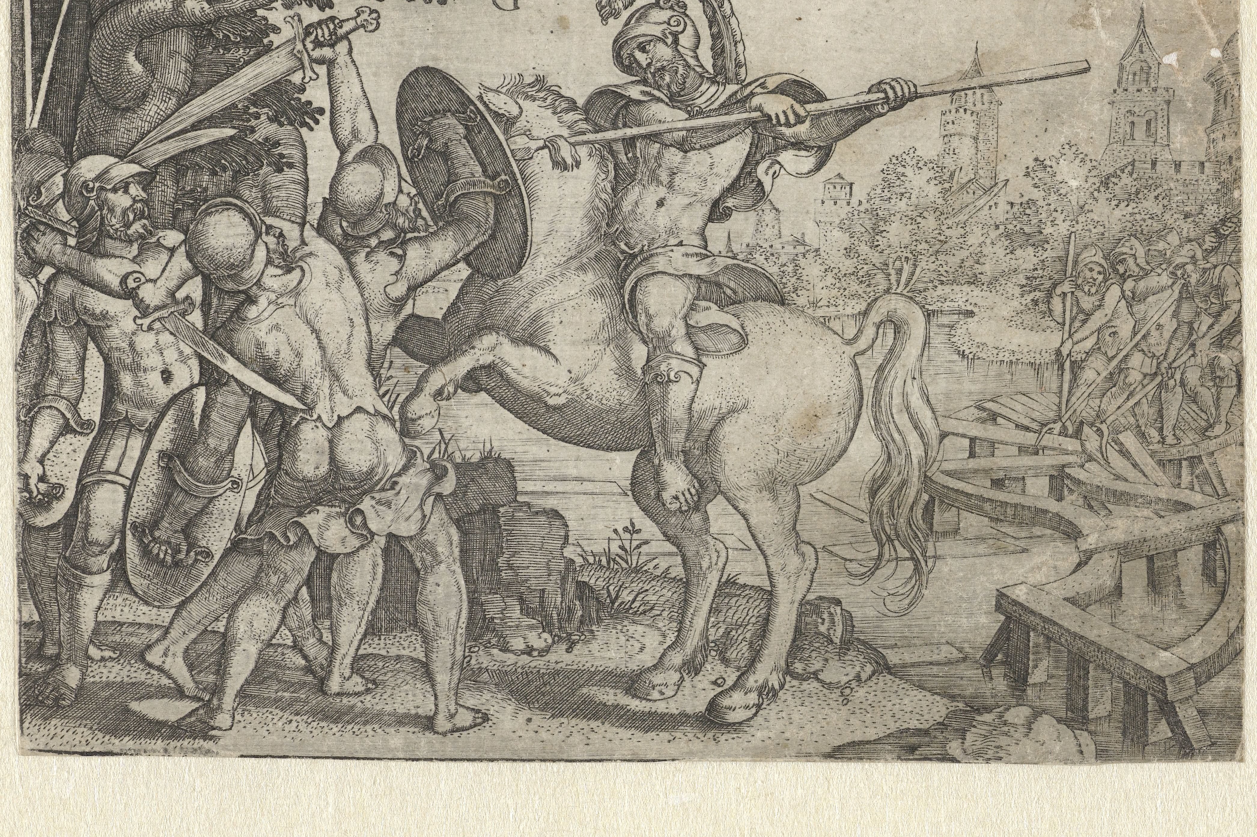 Horatius Cocles verdedigt de brug over de Tiber