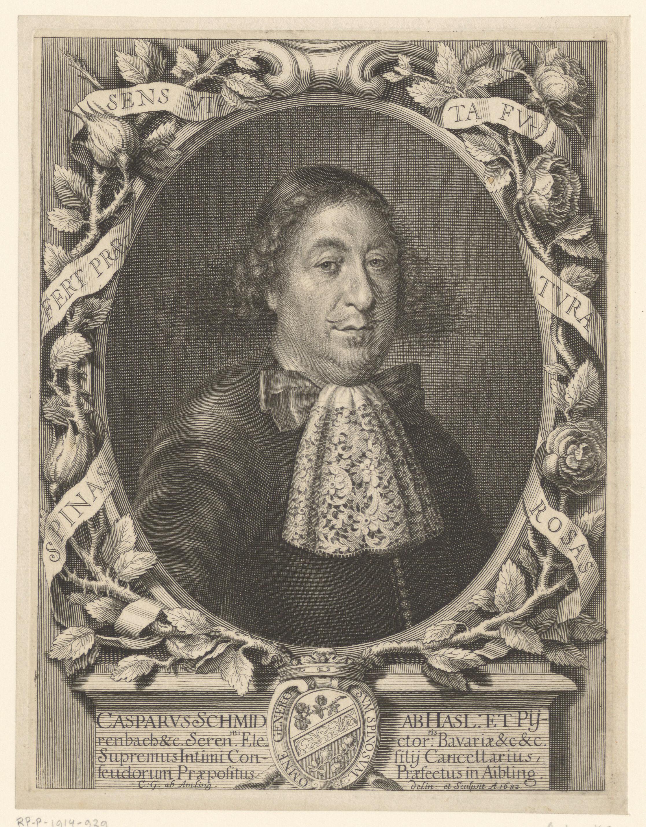 Portret van Kaspar Schmid von Haslbach