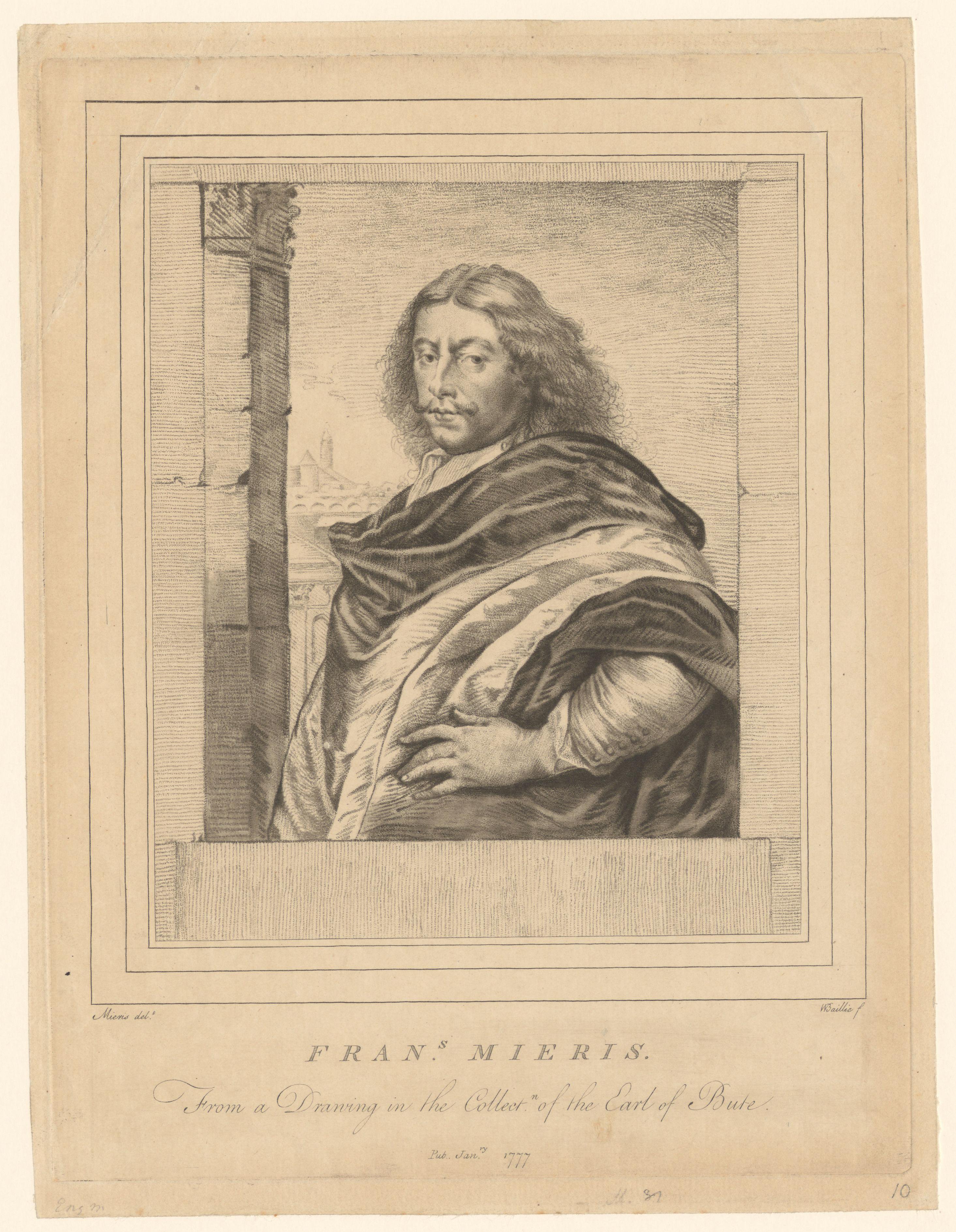 Portret van Frans van Mieris