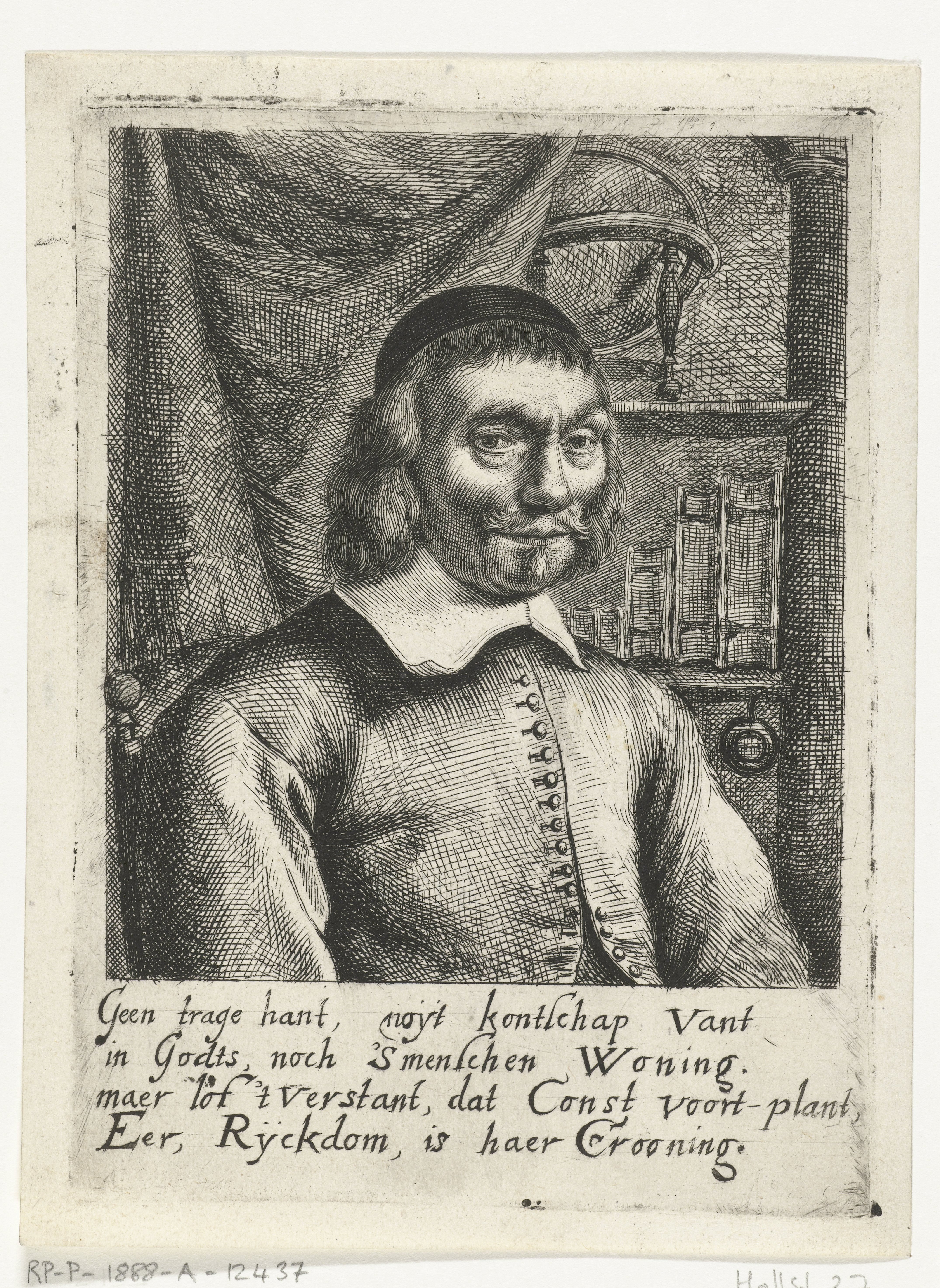 Portret van een geleerde (François van Oerle?)