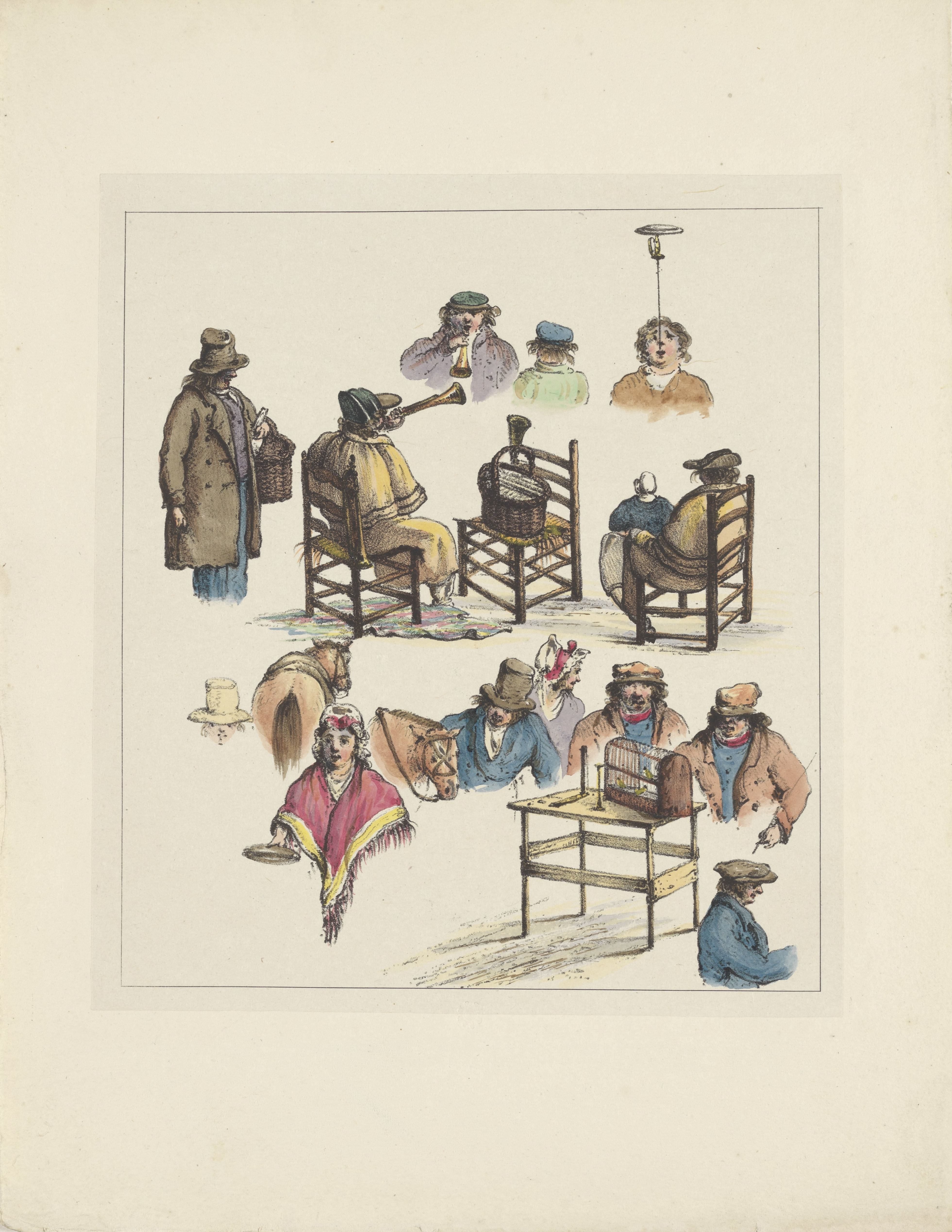 Figuurstudies (zesde blad), 1833