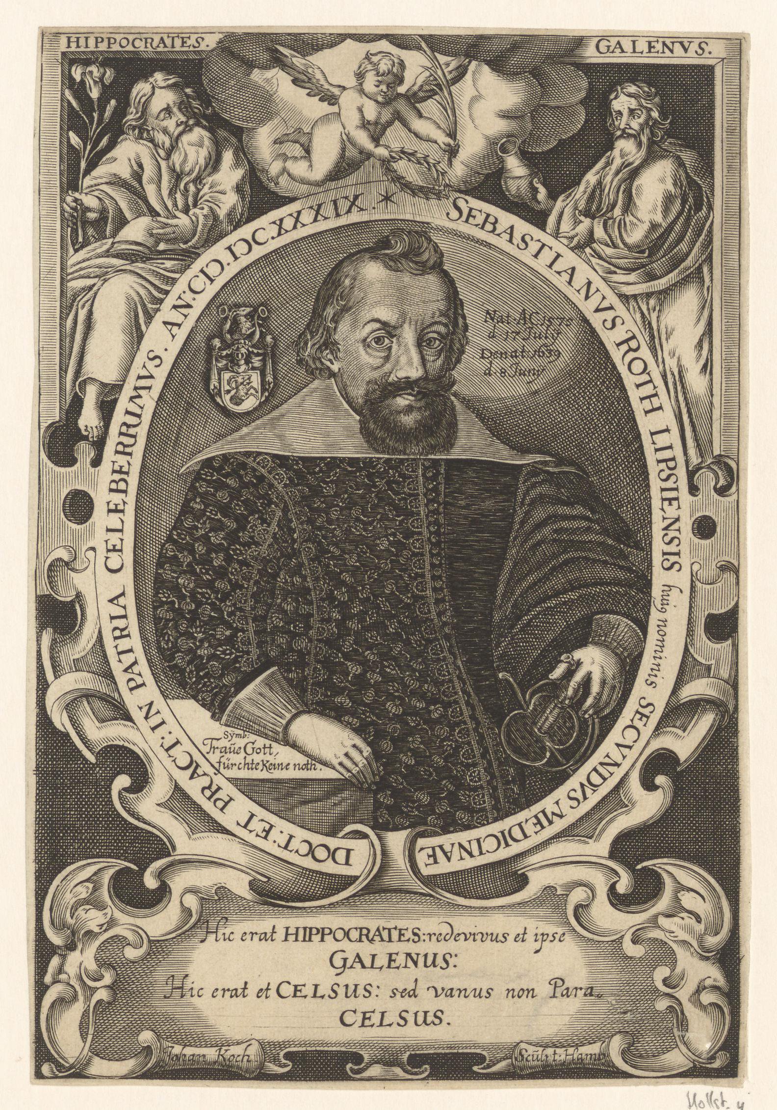 Portret van Sebastian Roth