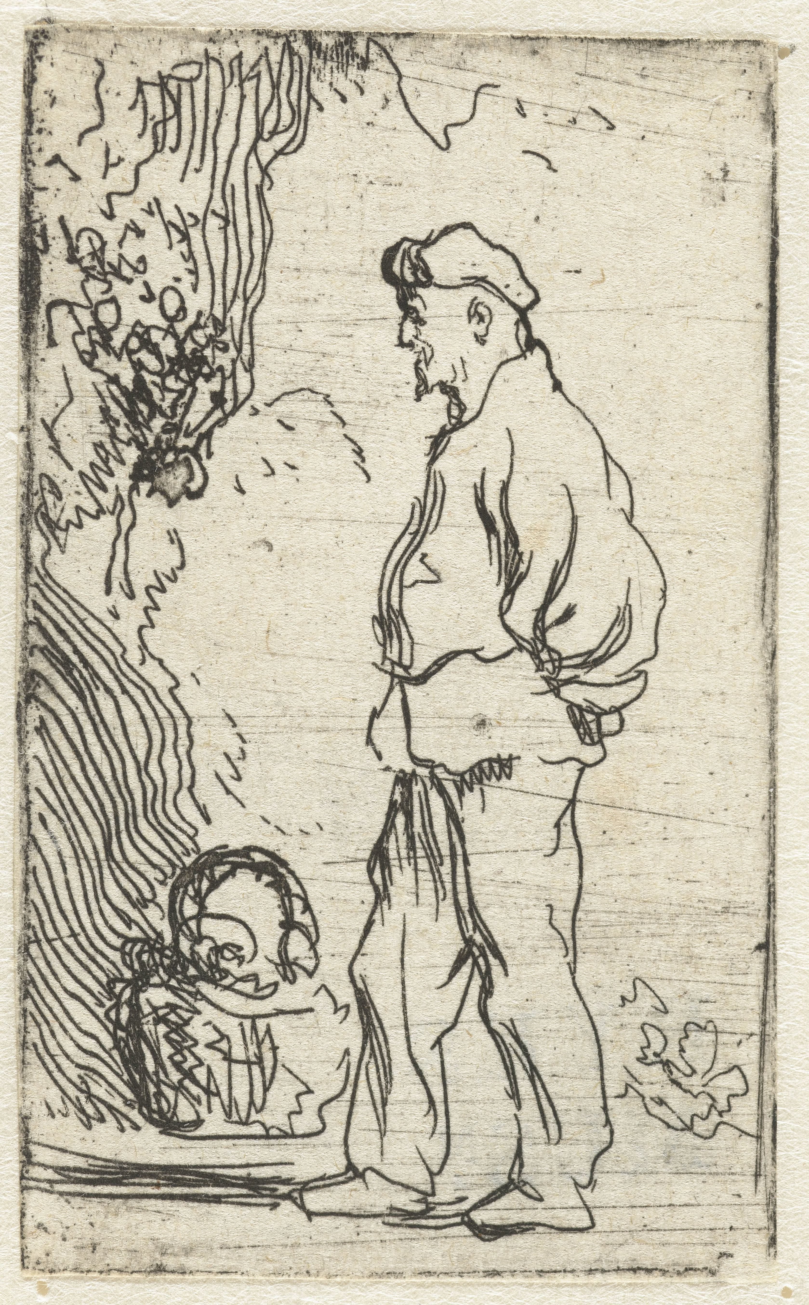 Staande boer
