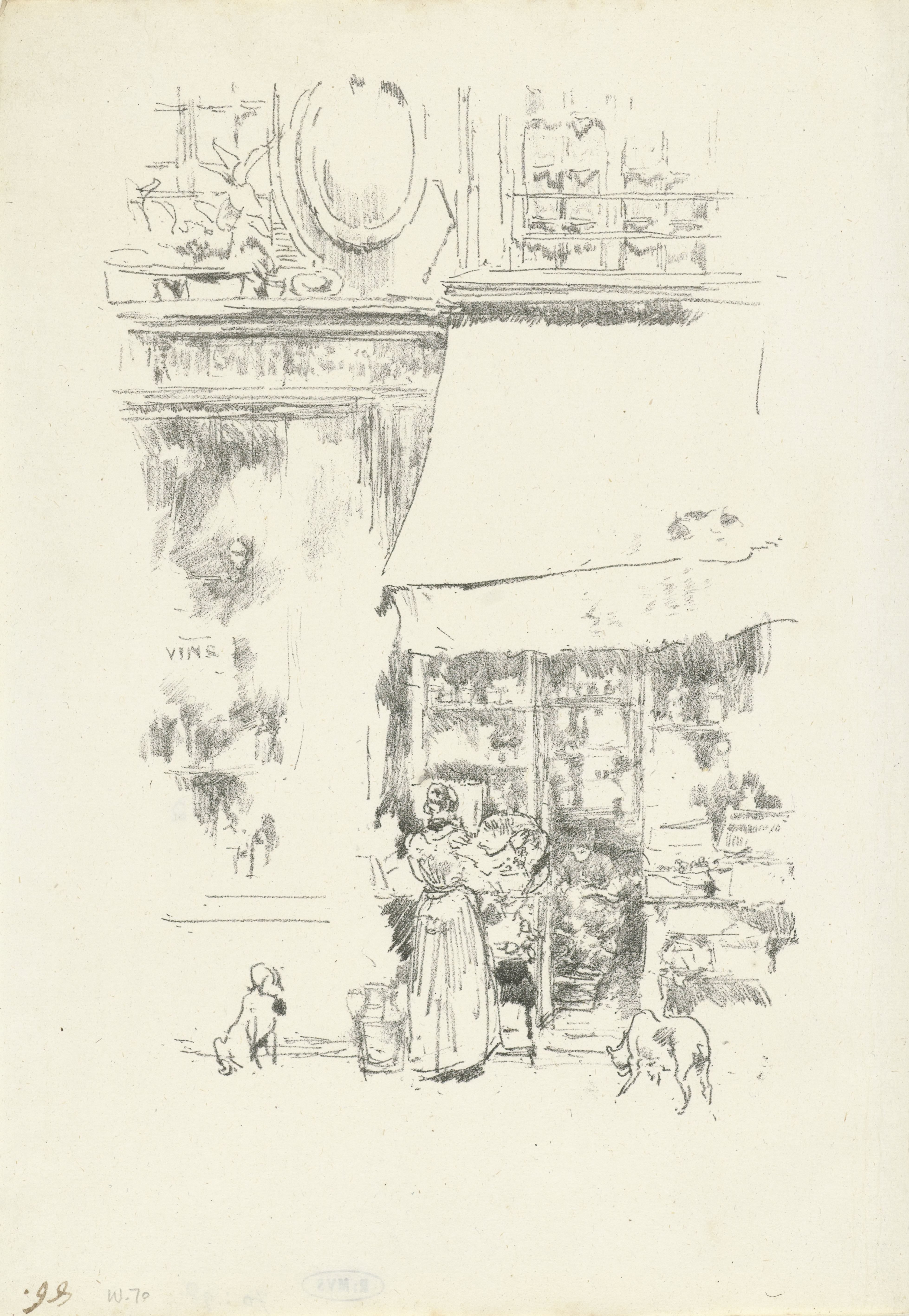 De groentewinkel op de rue de Grenelle in Parijs