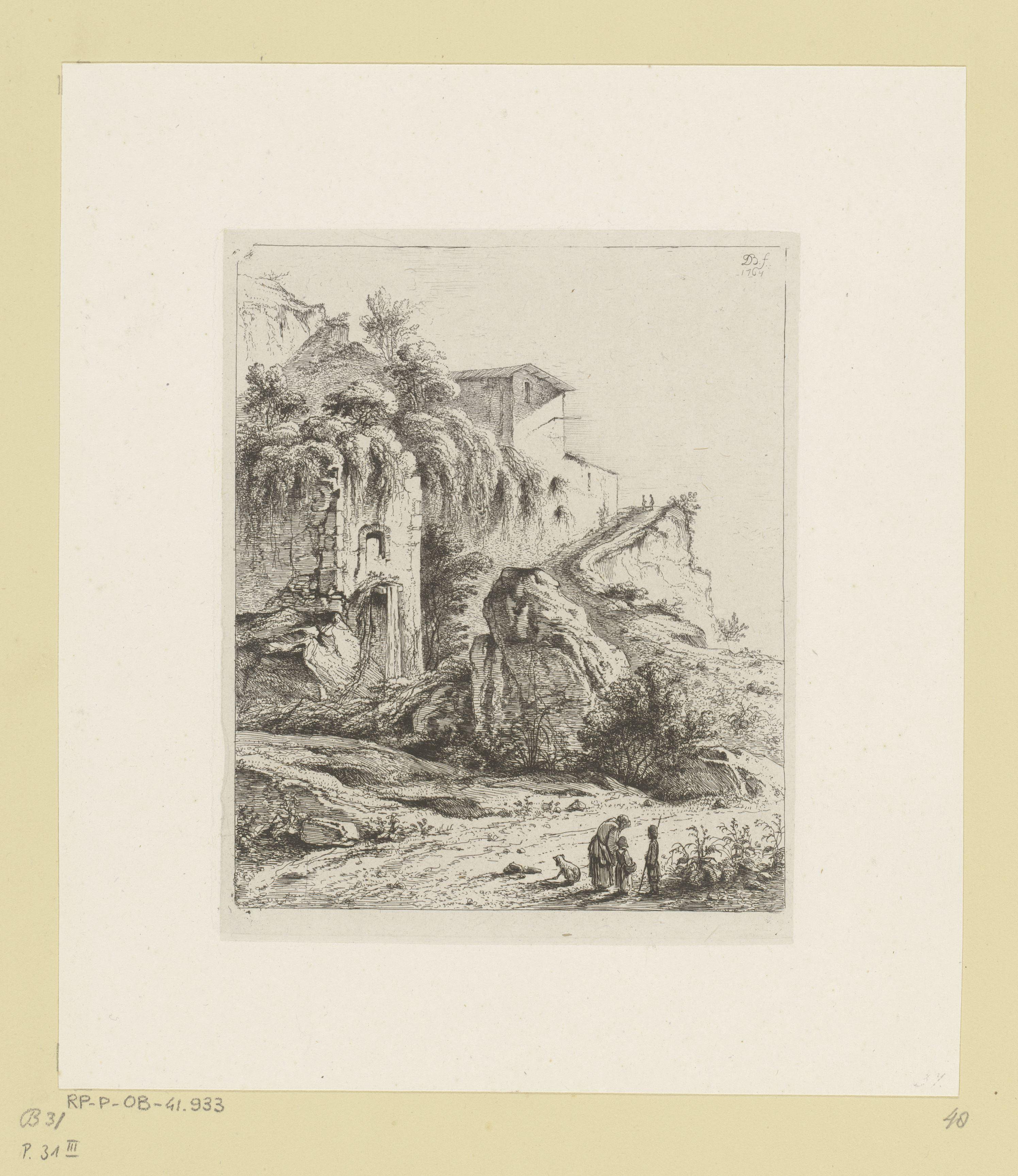Gezicht op de Fontaine de Choulans