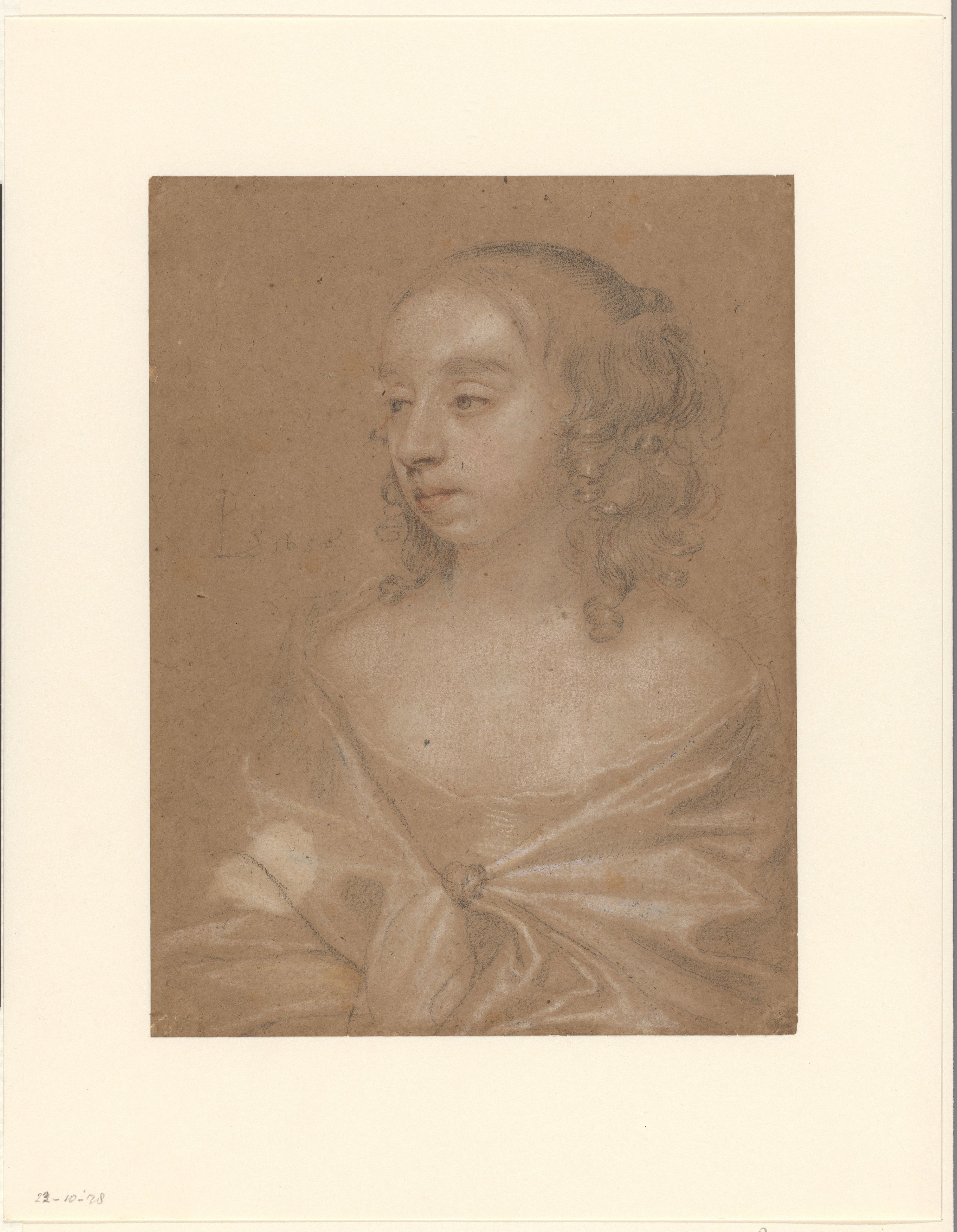 Portret van een onbekende vrouw