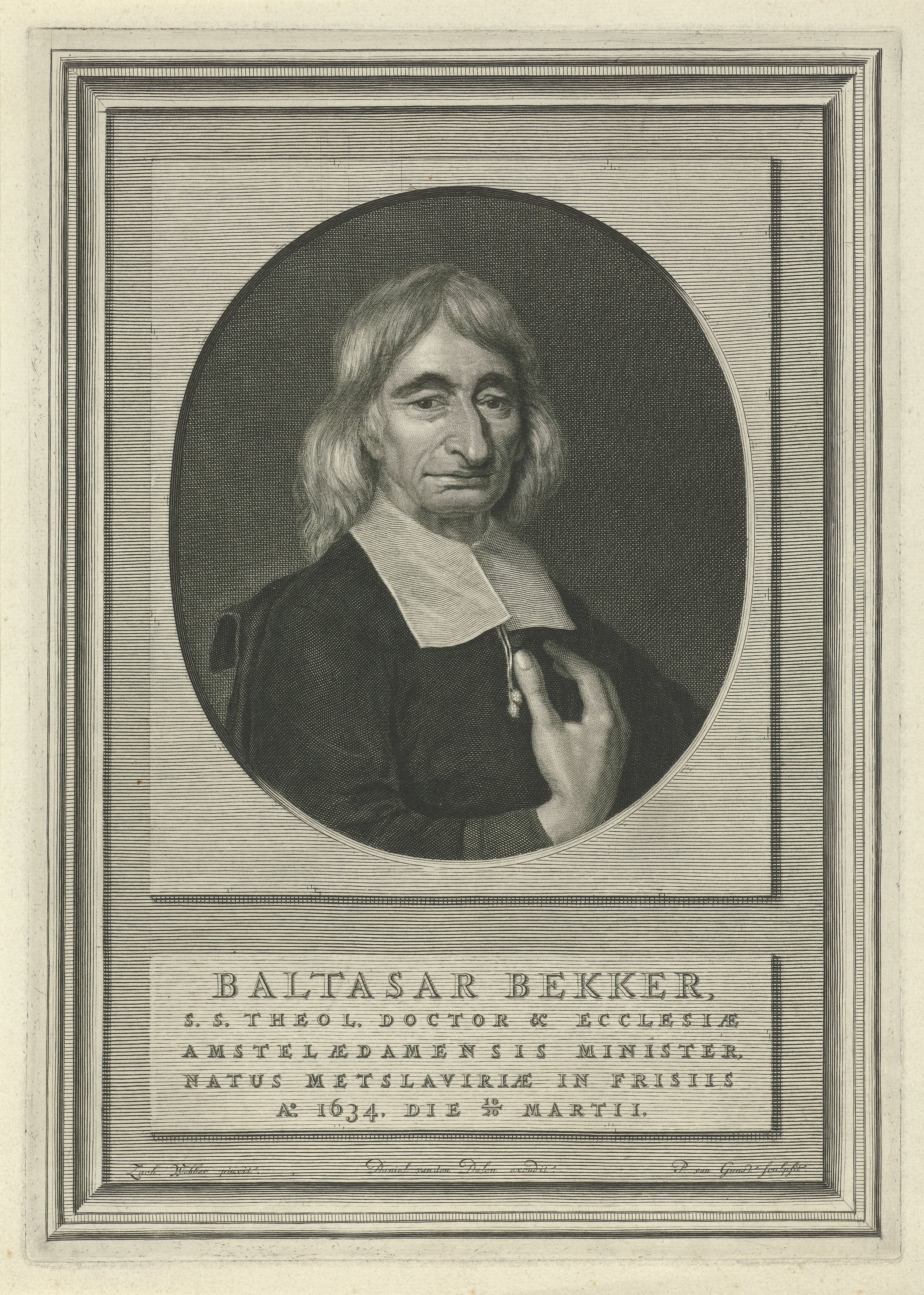 Portret van Balthasar Bekker