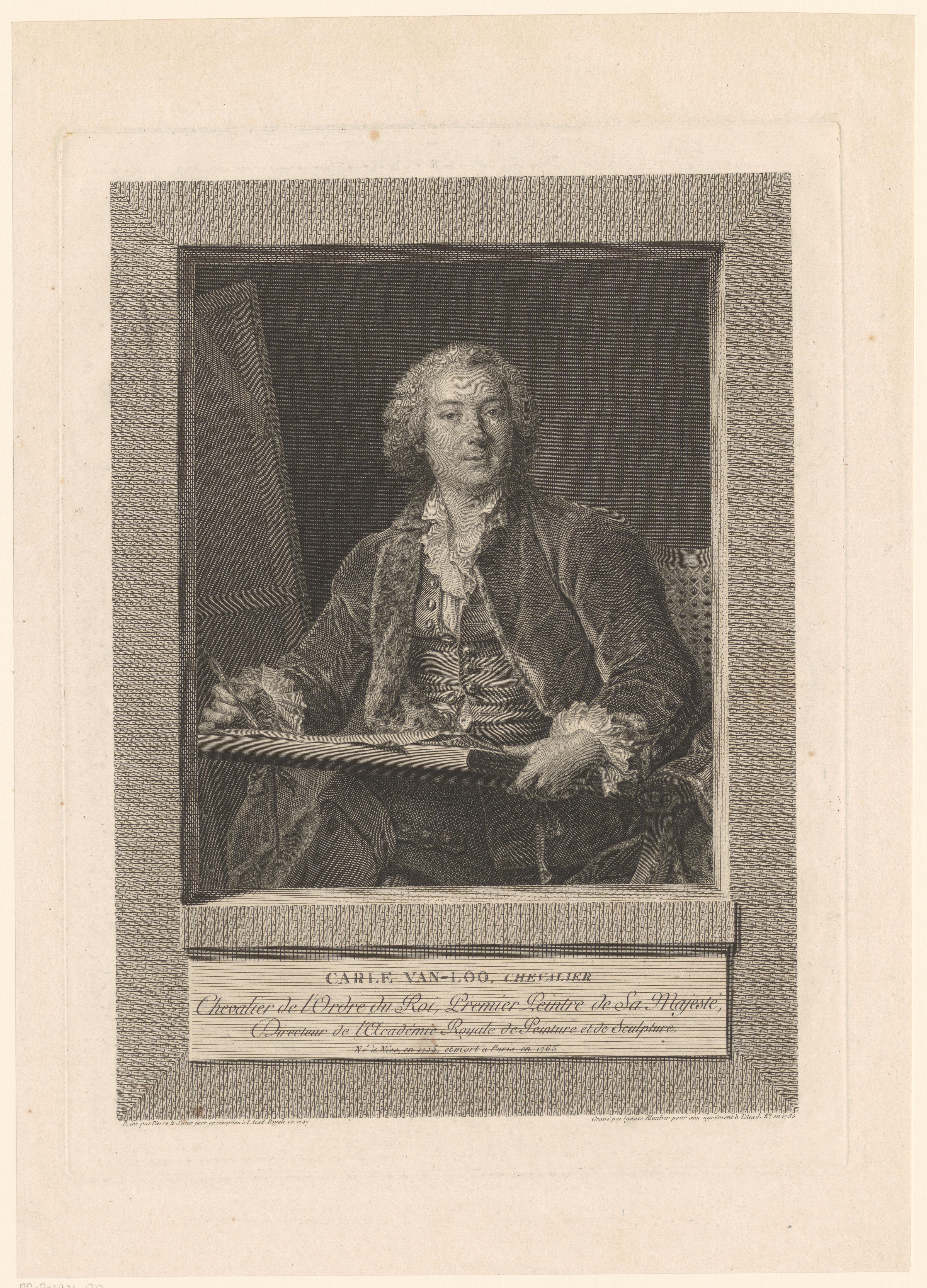 Portret van Carle van Loo