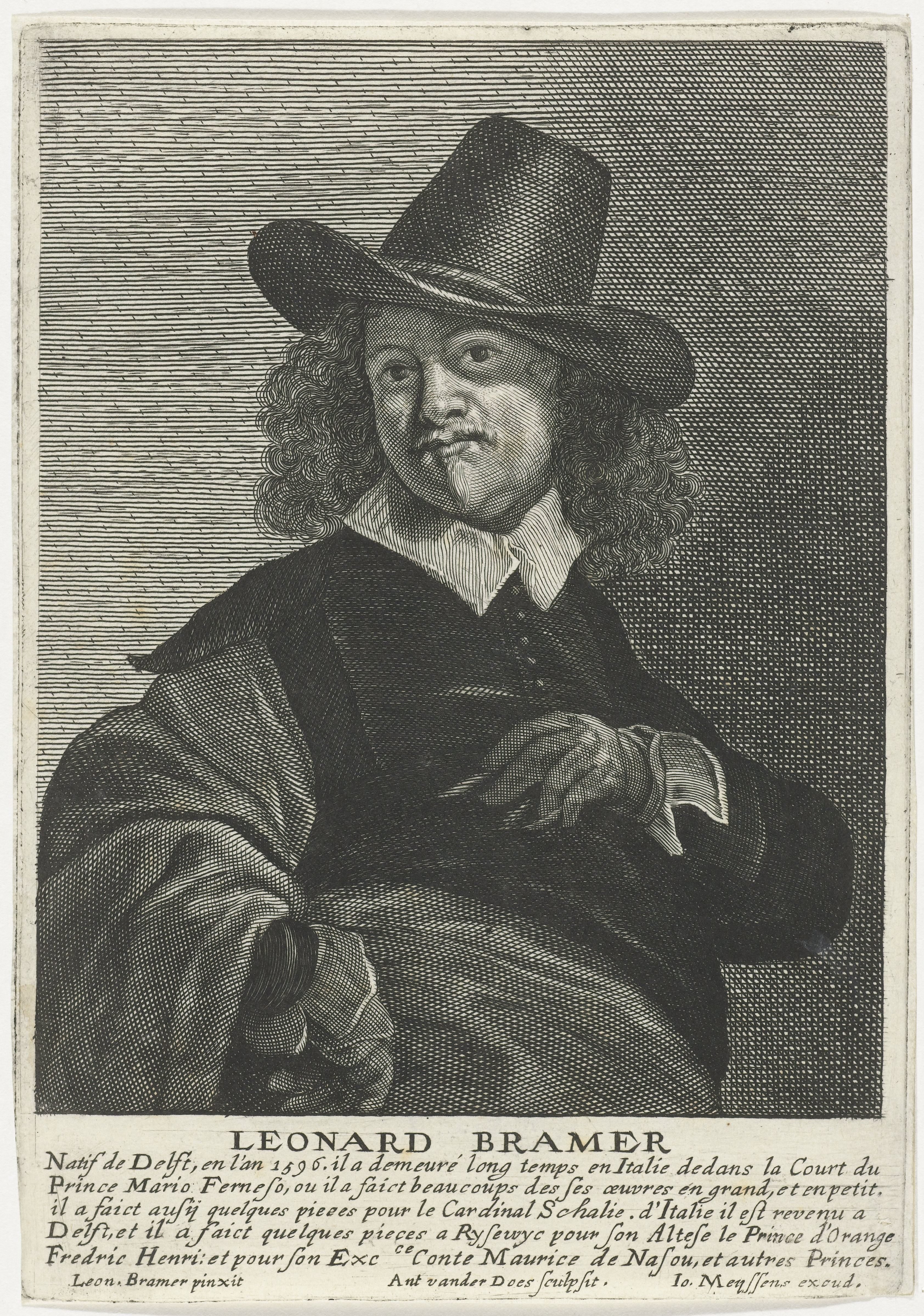 Portret van Leonard Bramer