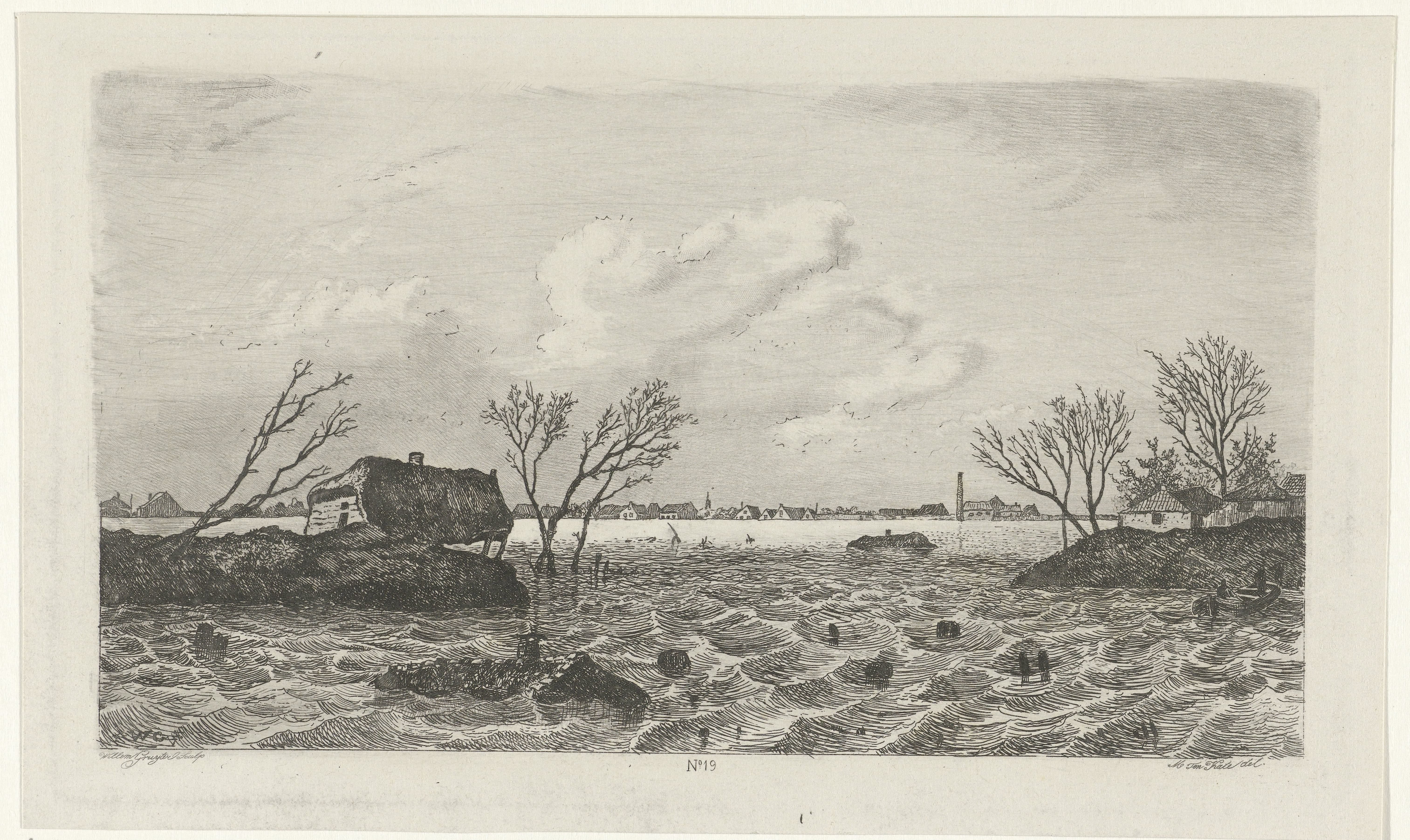 Dijkdoorbraak bij Dreumel, 1855