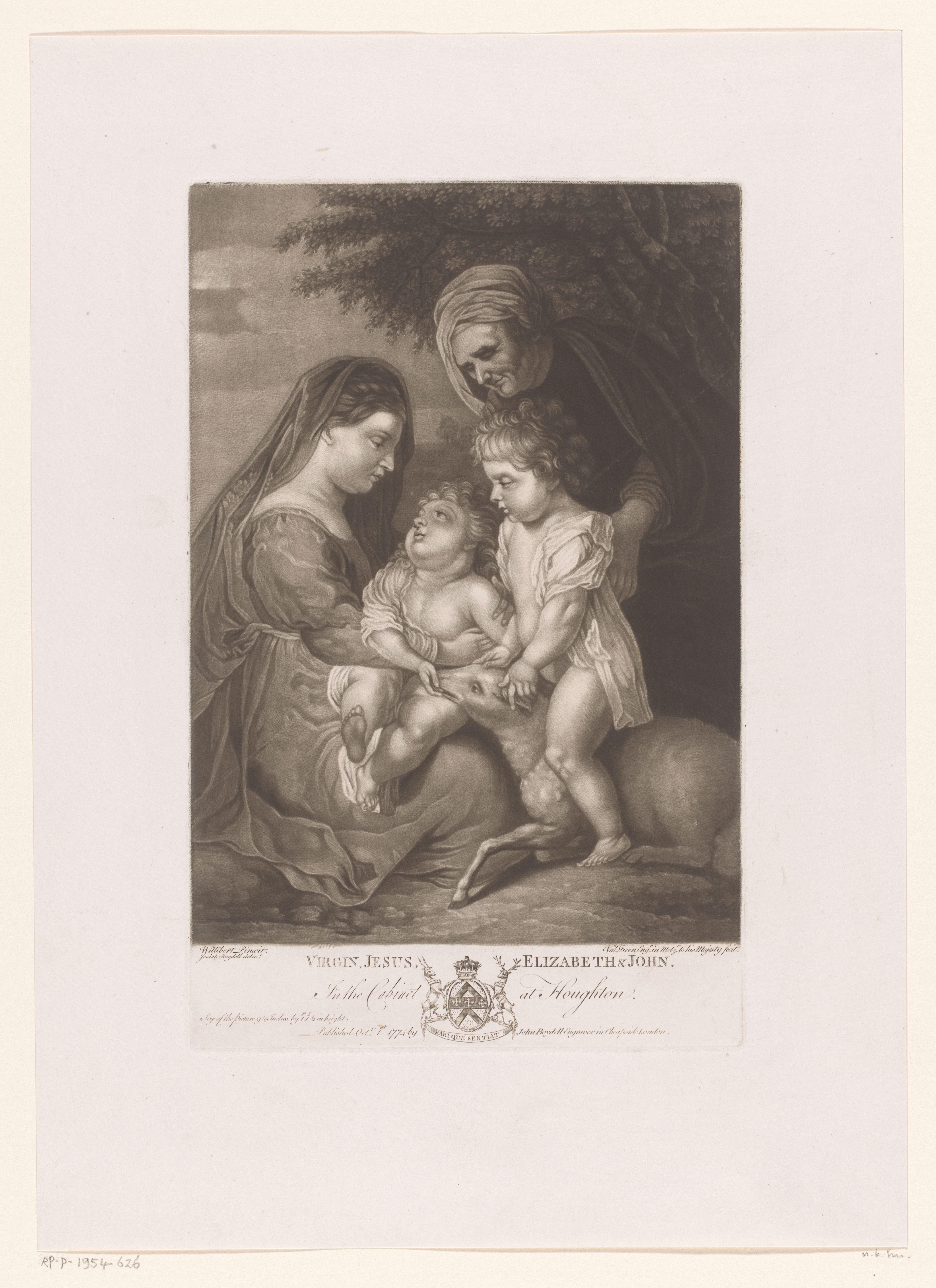 Heilige Familie met Johannes de Doper en Elisabet