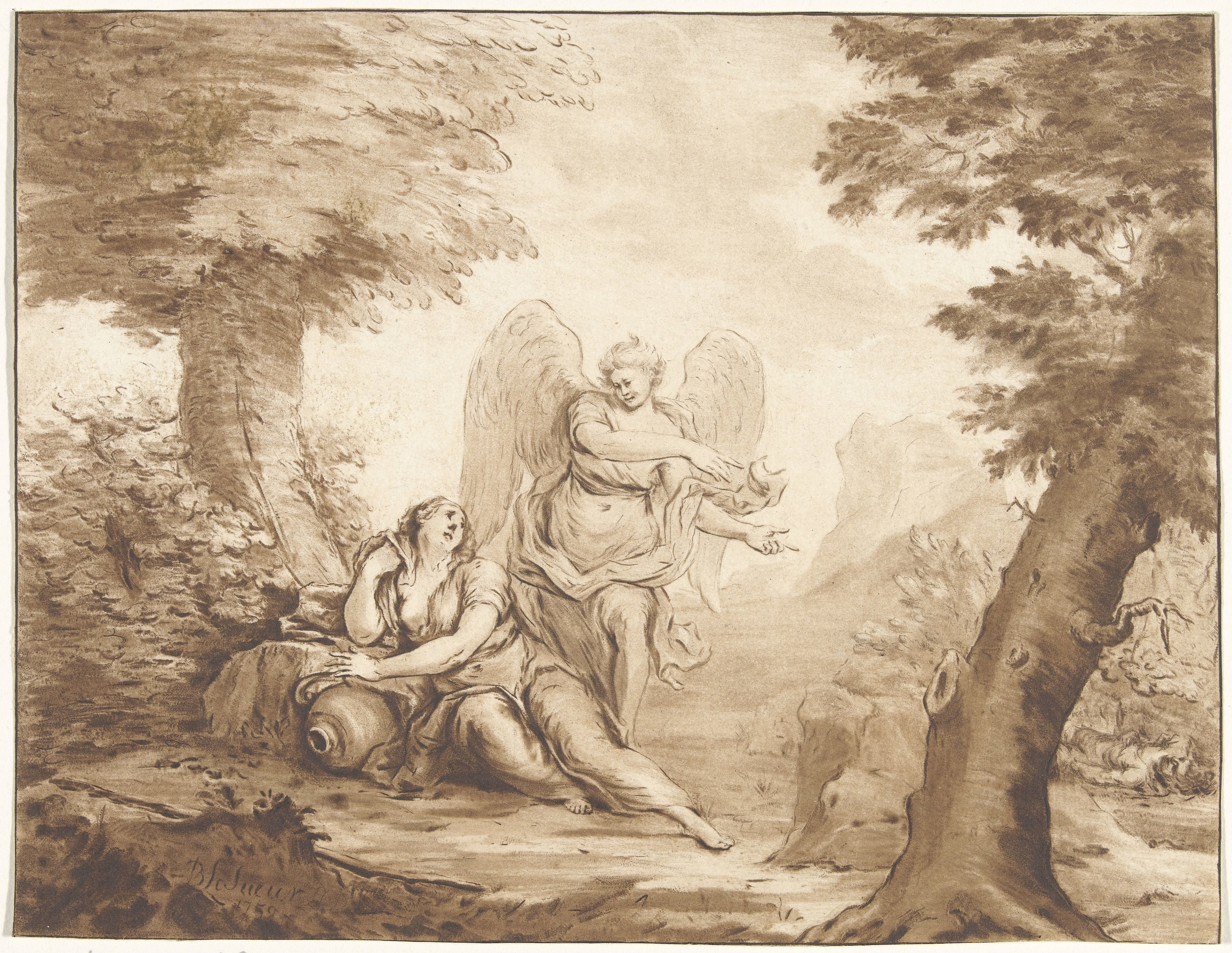 Hagar in de woestijn