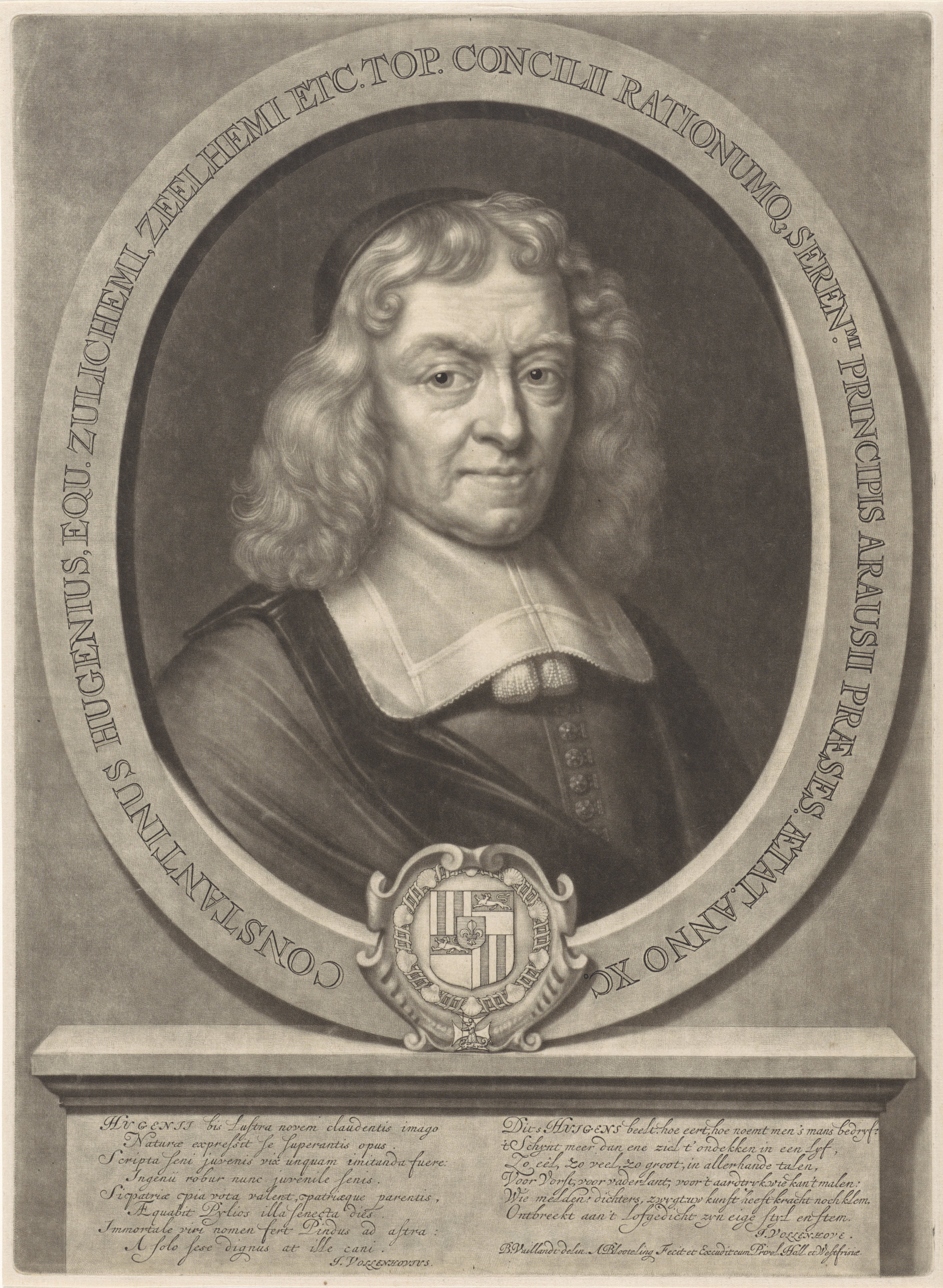 Portret van Constantijn Huygens