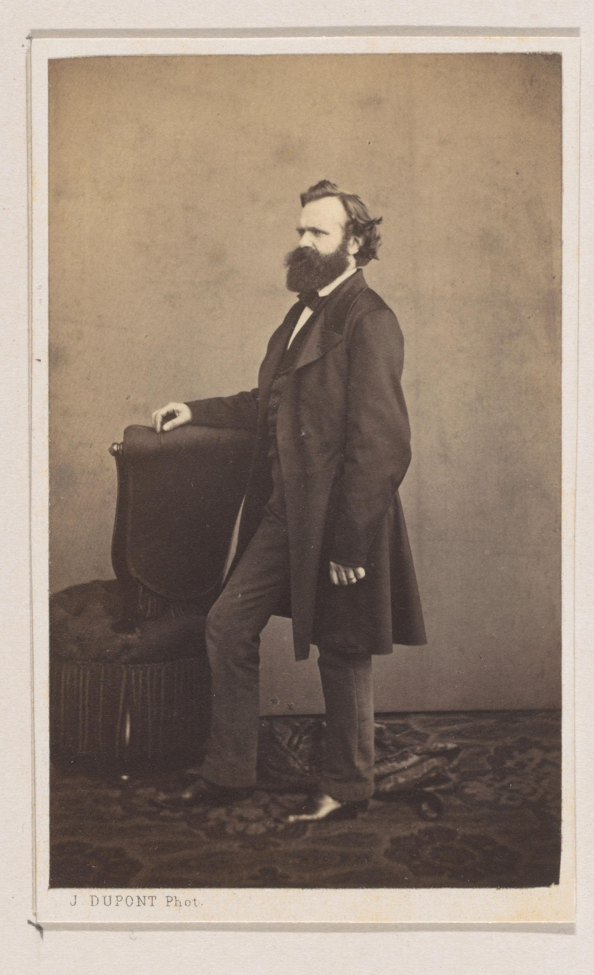 Portret van de schilder Johann Bernhard Wittkamp, ten voeten uit