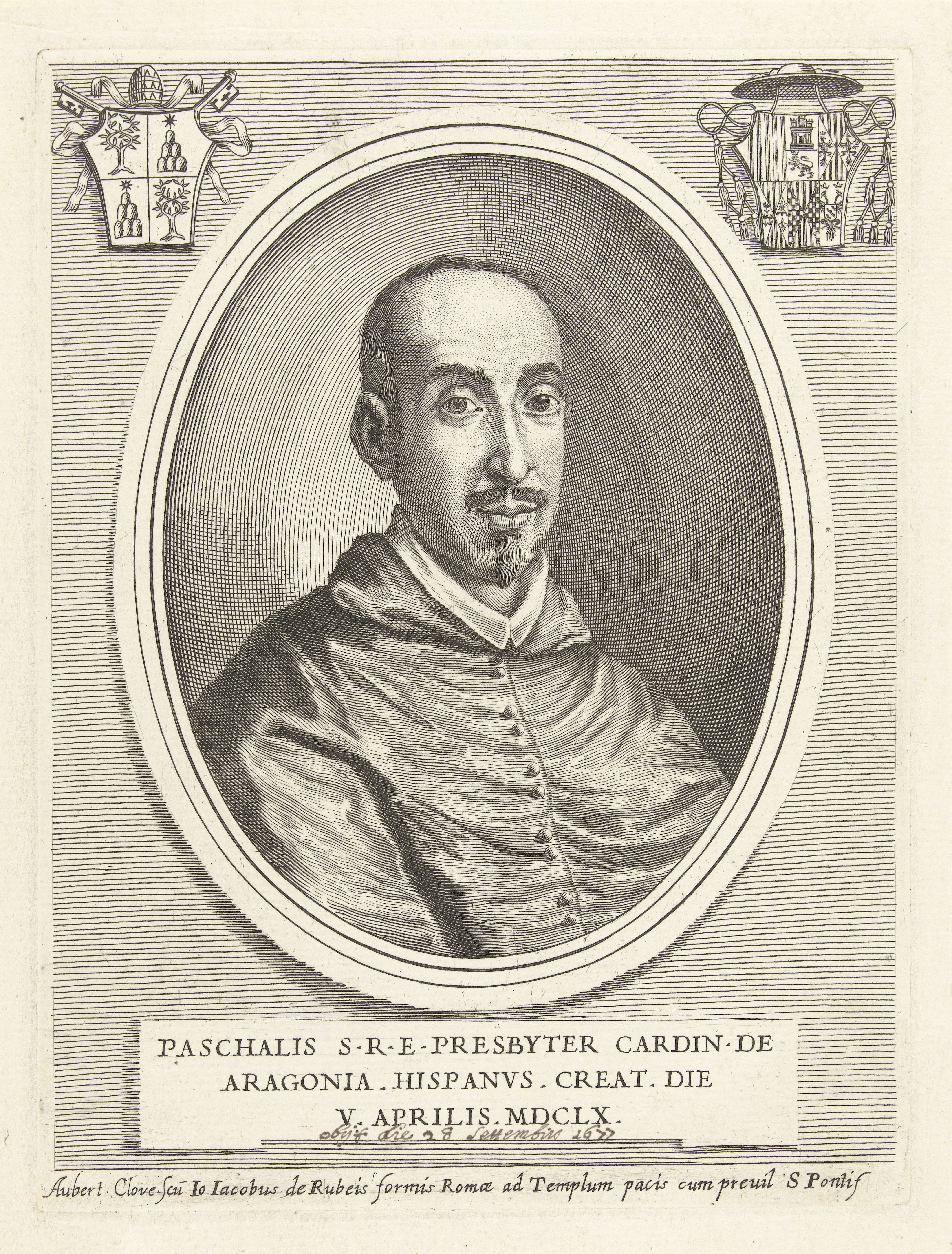 Portret van kardinaal Pascual de Aragón