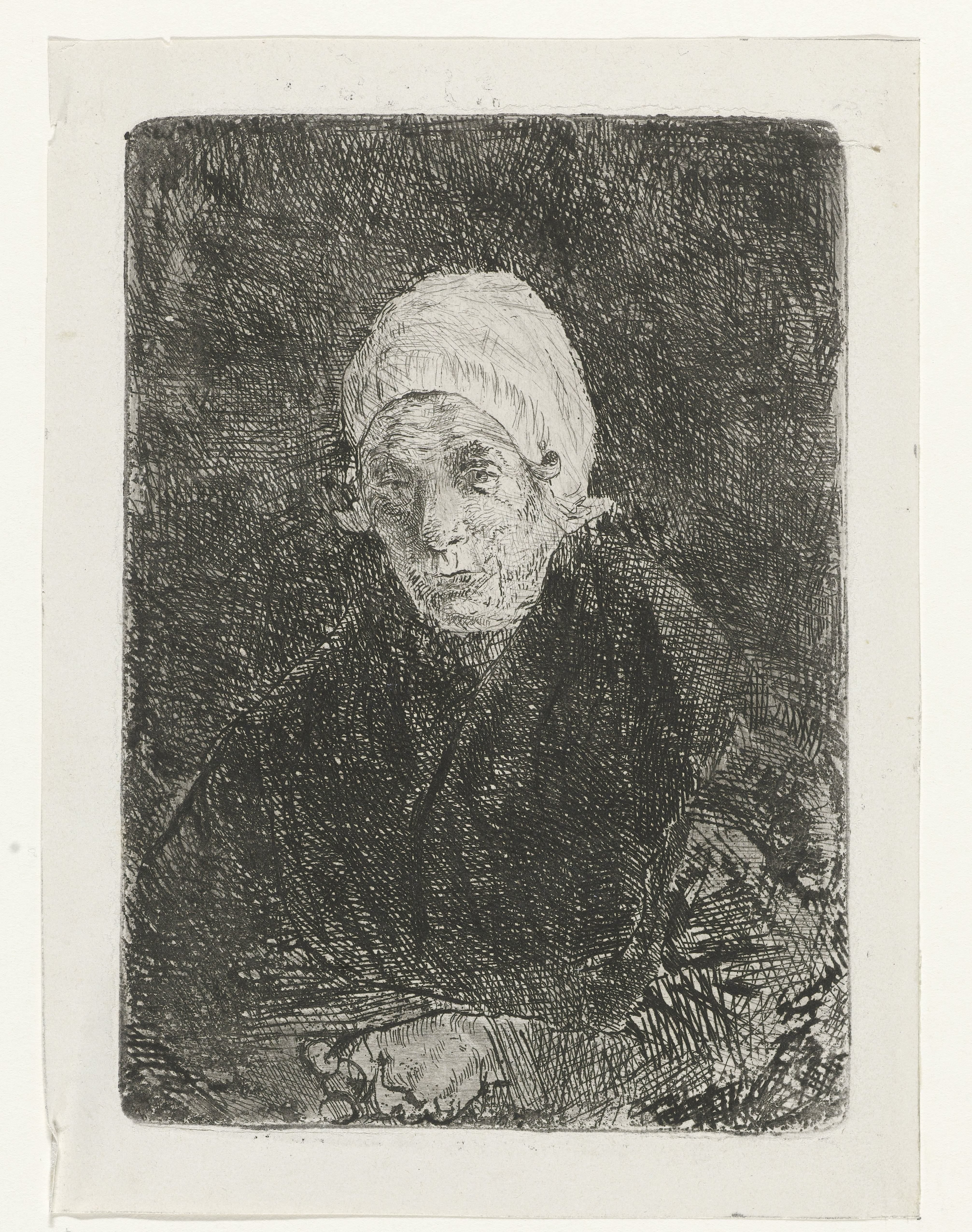 Katwijkse oude vrouw