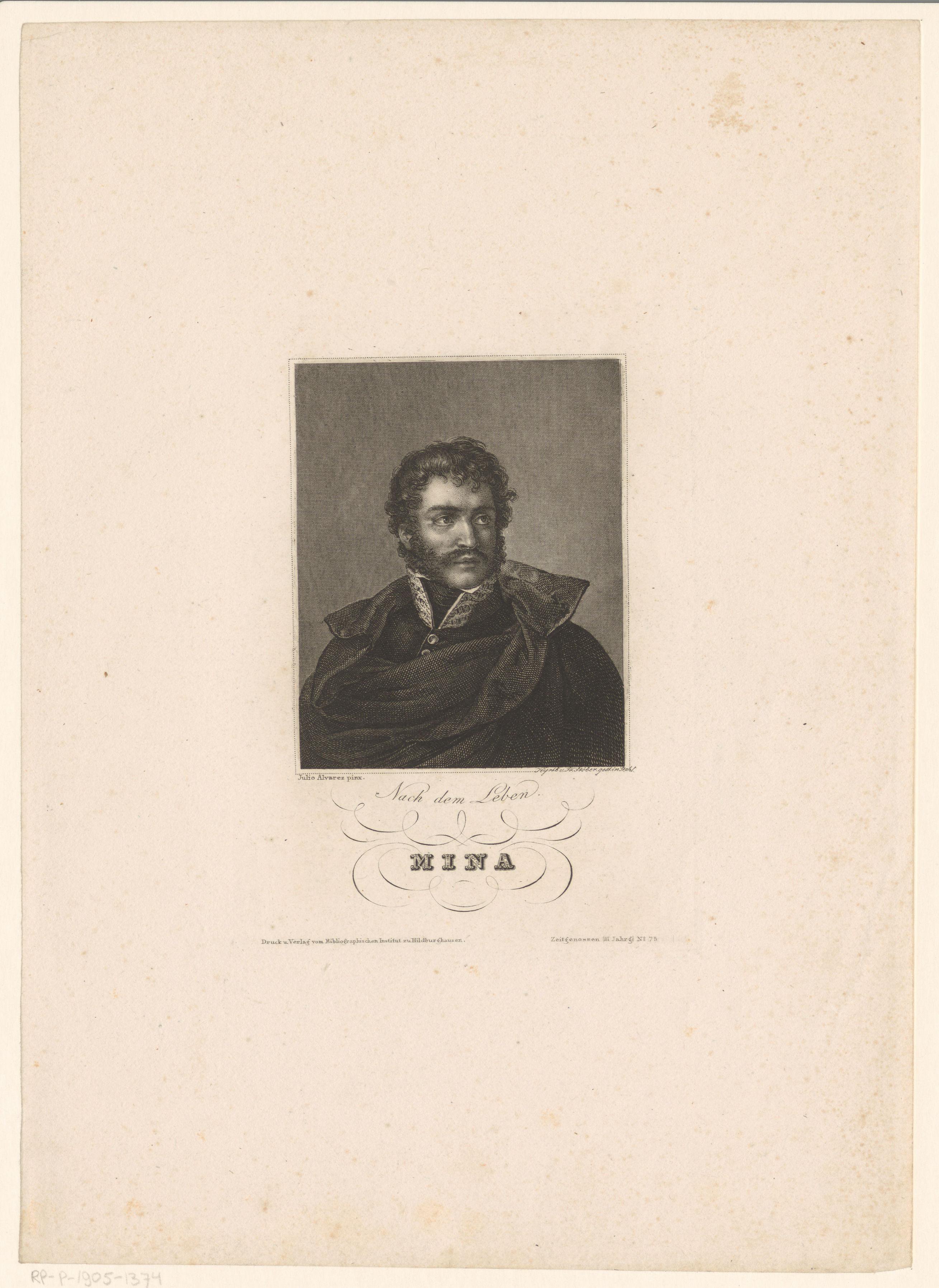 Portret van Francisco Espoz y Mina