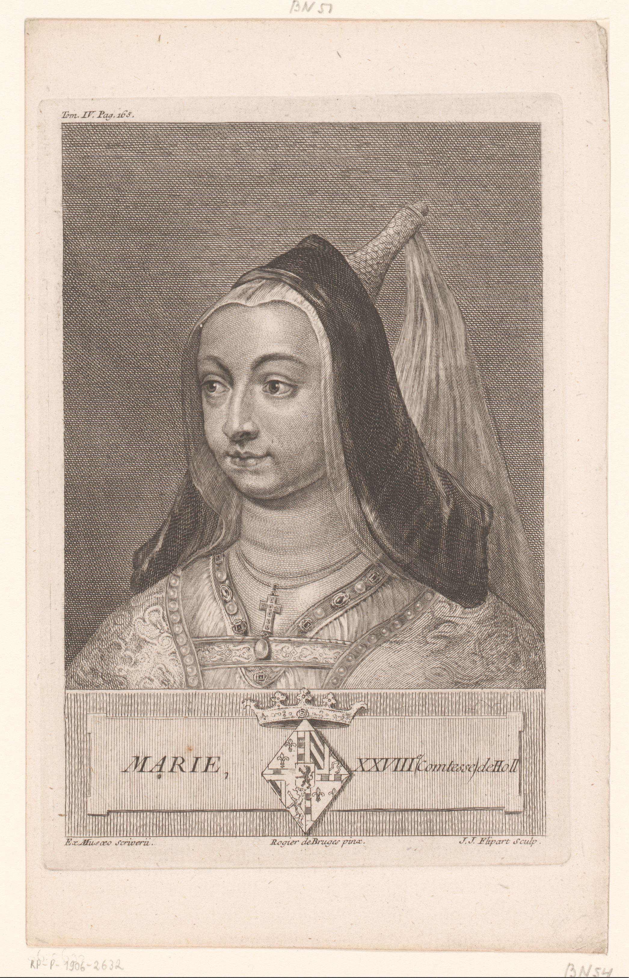 Portret van Maria van Bourgondië