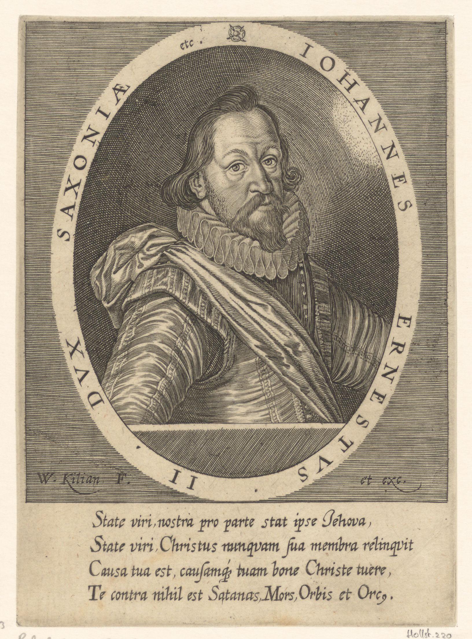 Portret van Johann Ernst van Saksen-Weimar