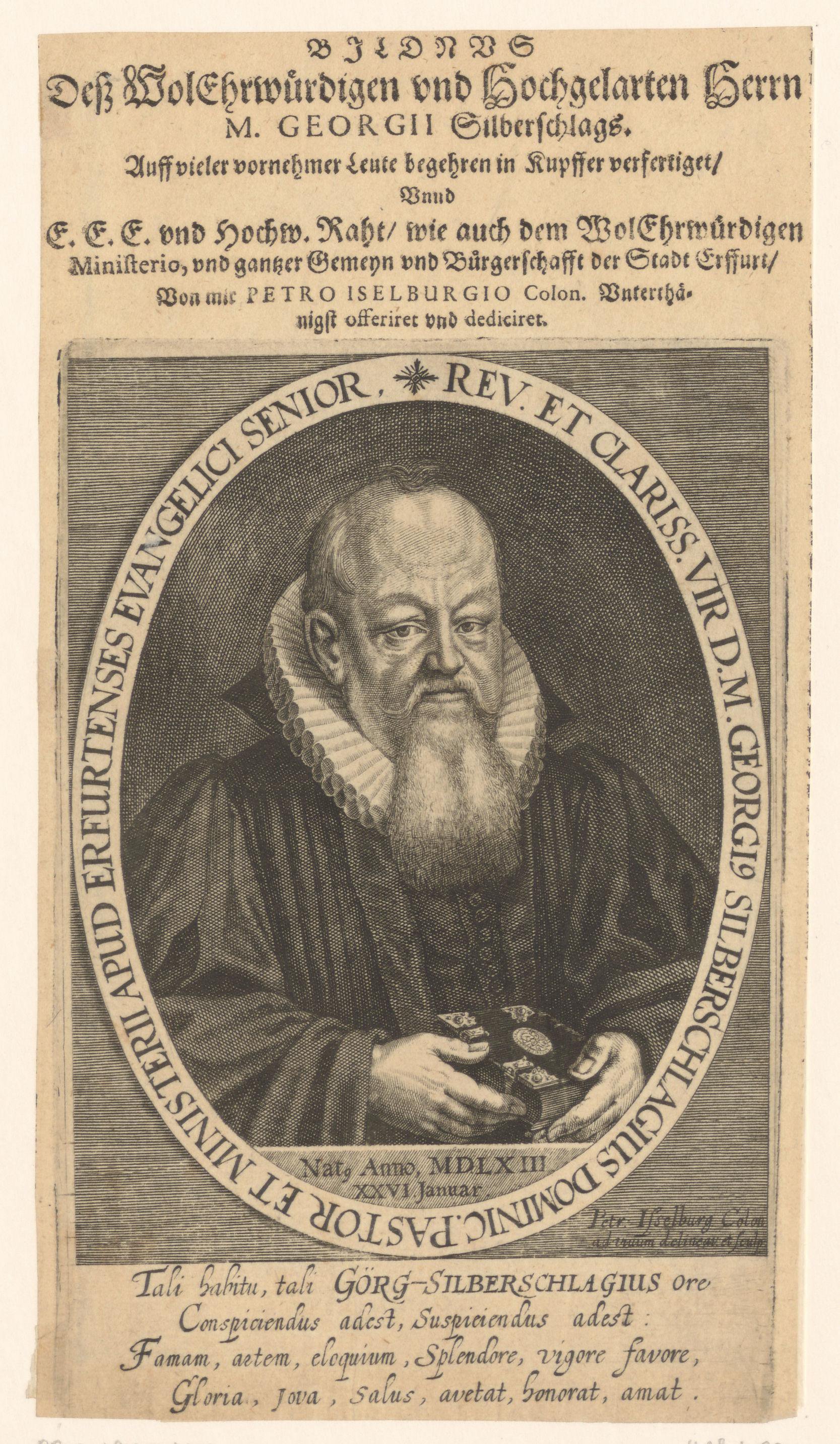 Portret van Georg Silberschlag