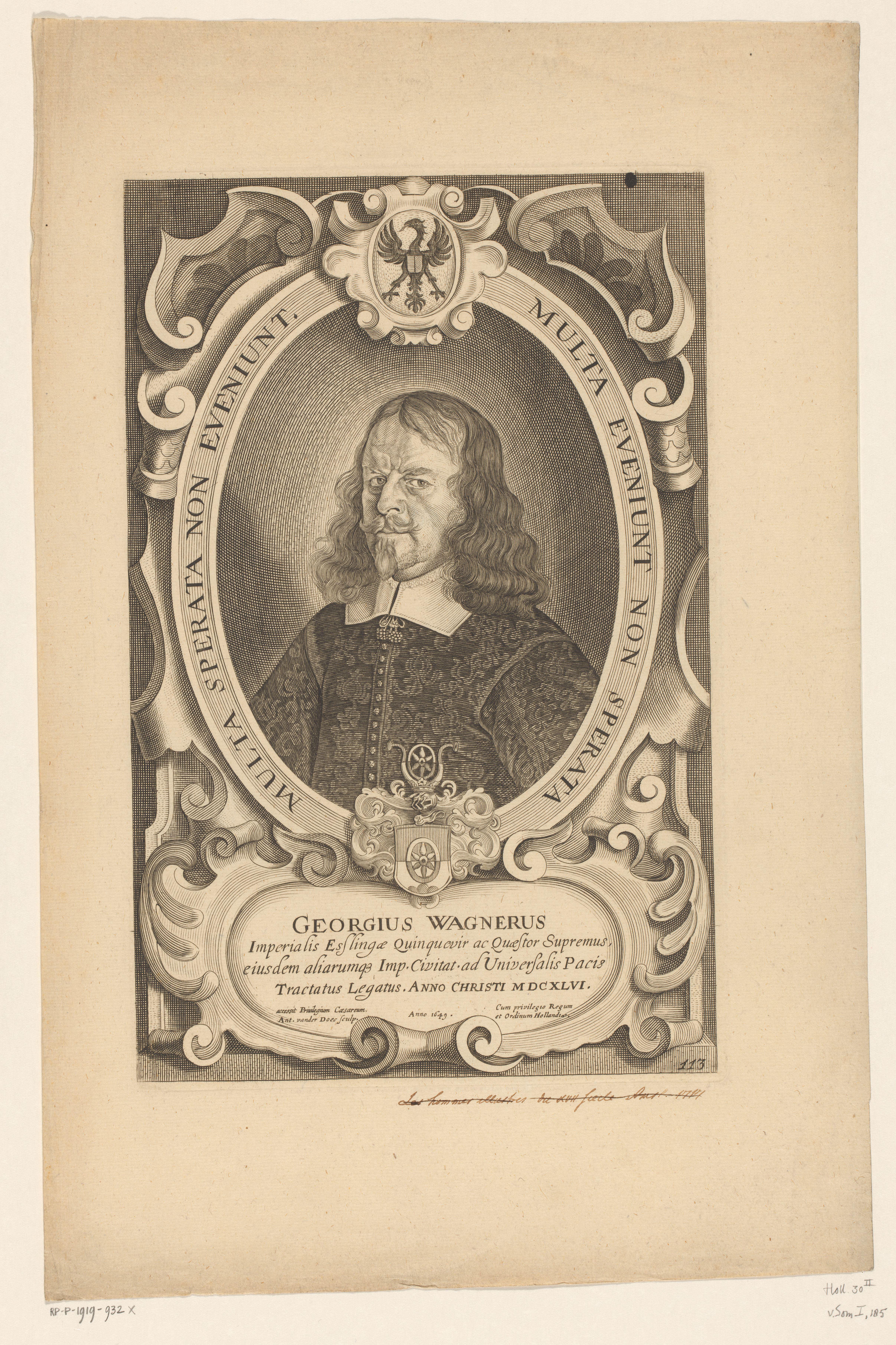 Portret van Georg Wagner