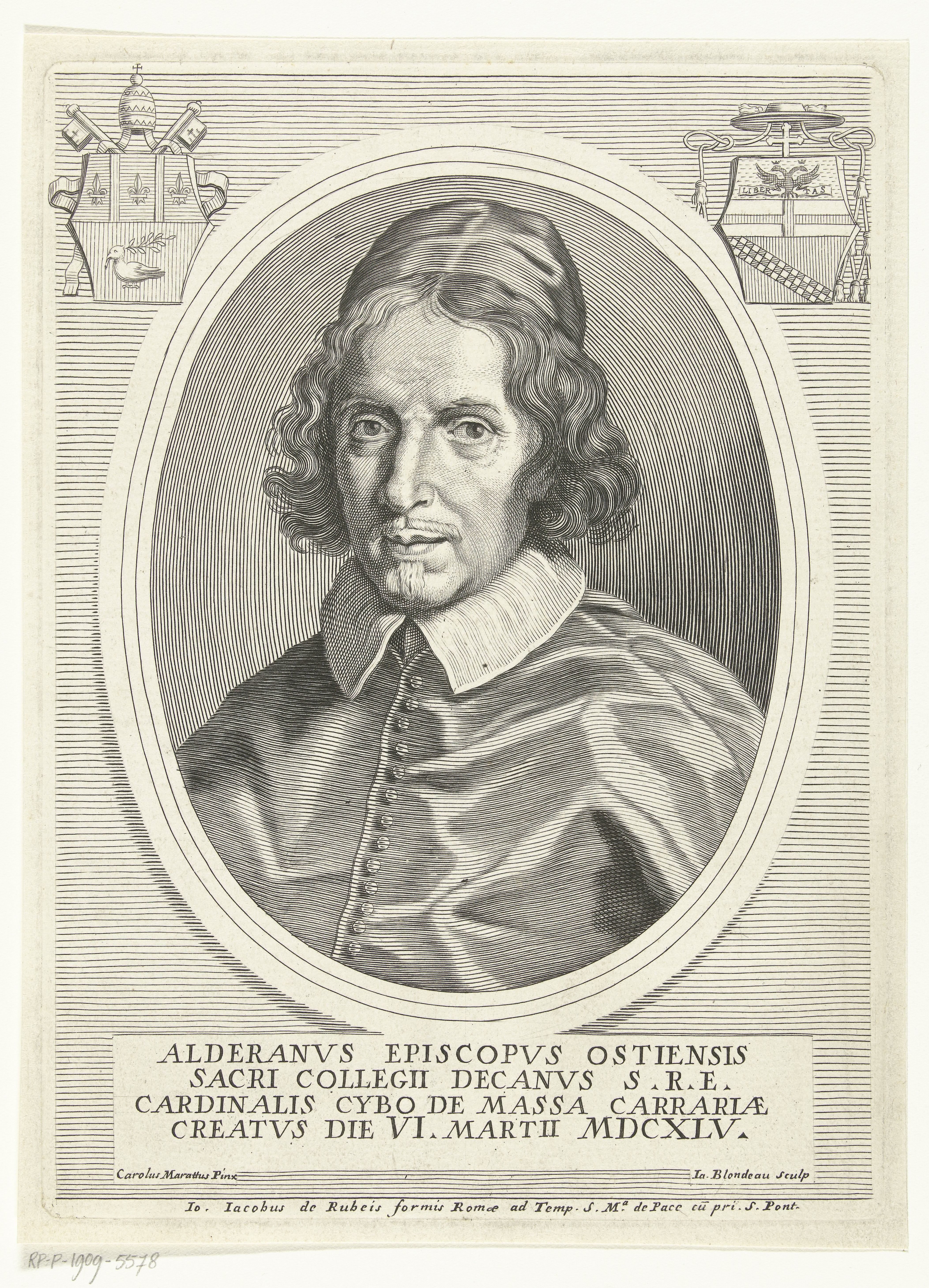 Portret van kardinaal Alderano Cibo