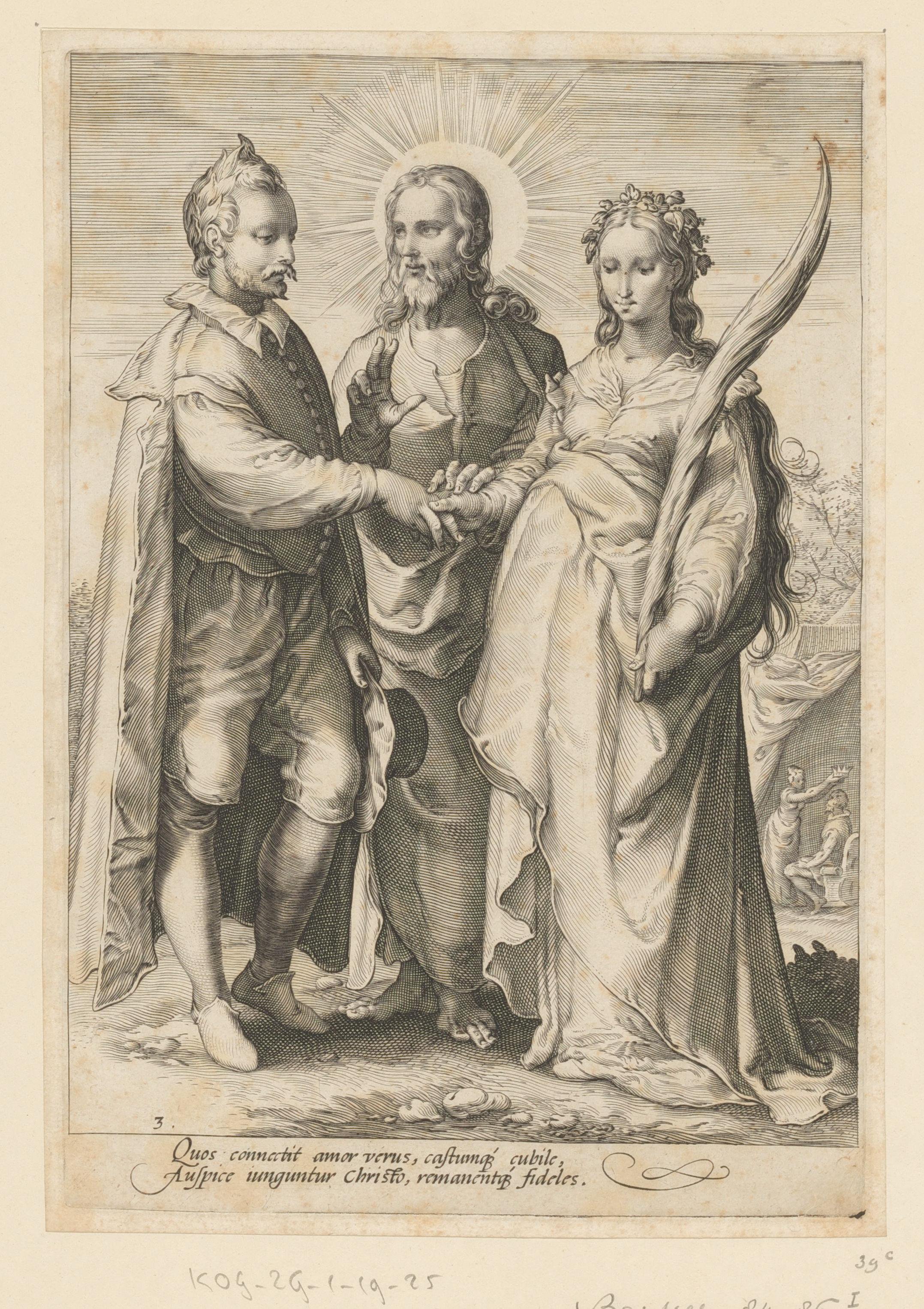 Huwelijk uit geestelijke liefde door Christus gesloten