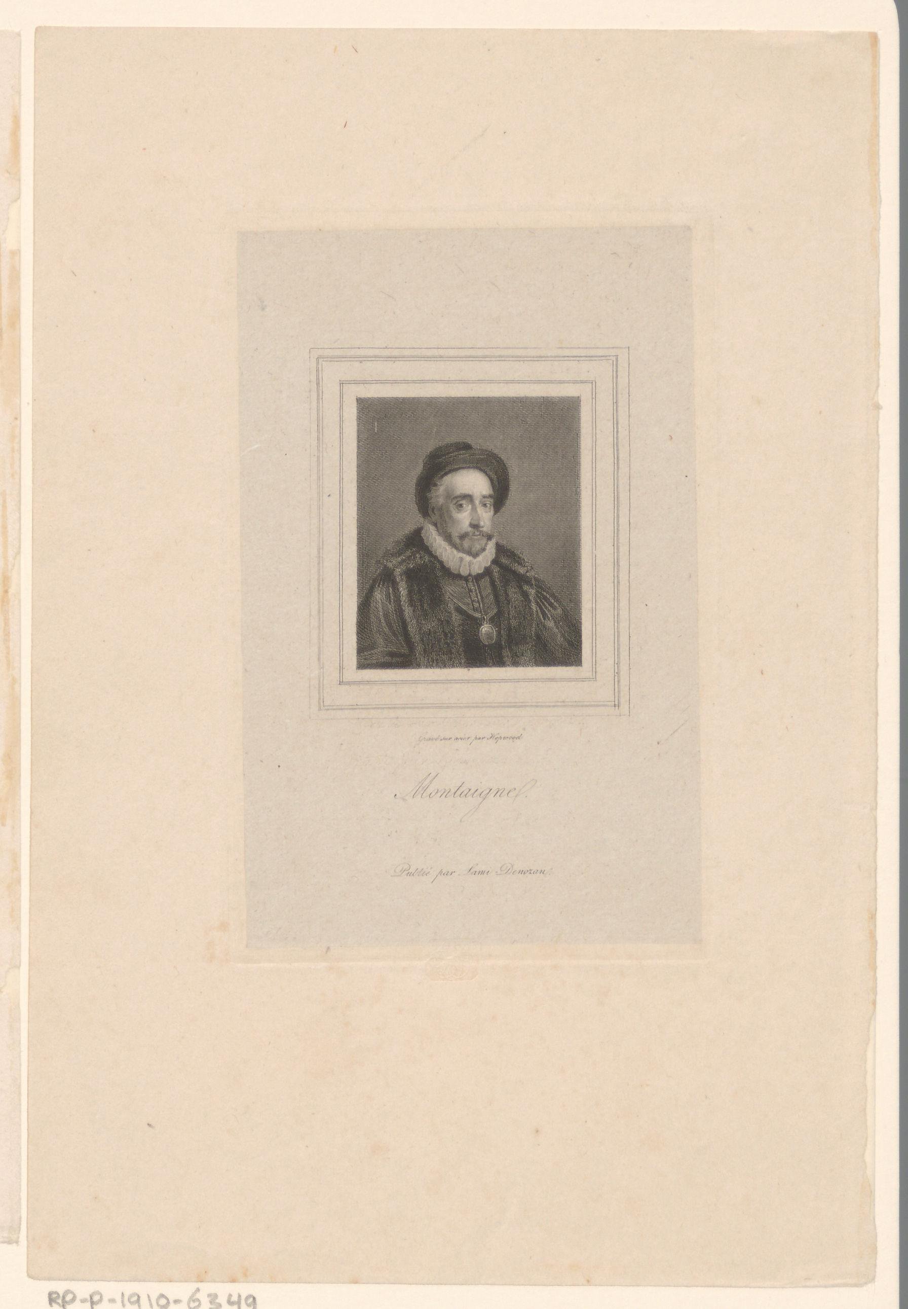 Portret van Michel de Montaigne