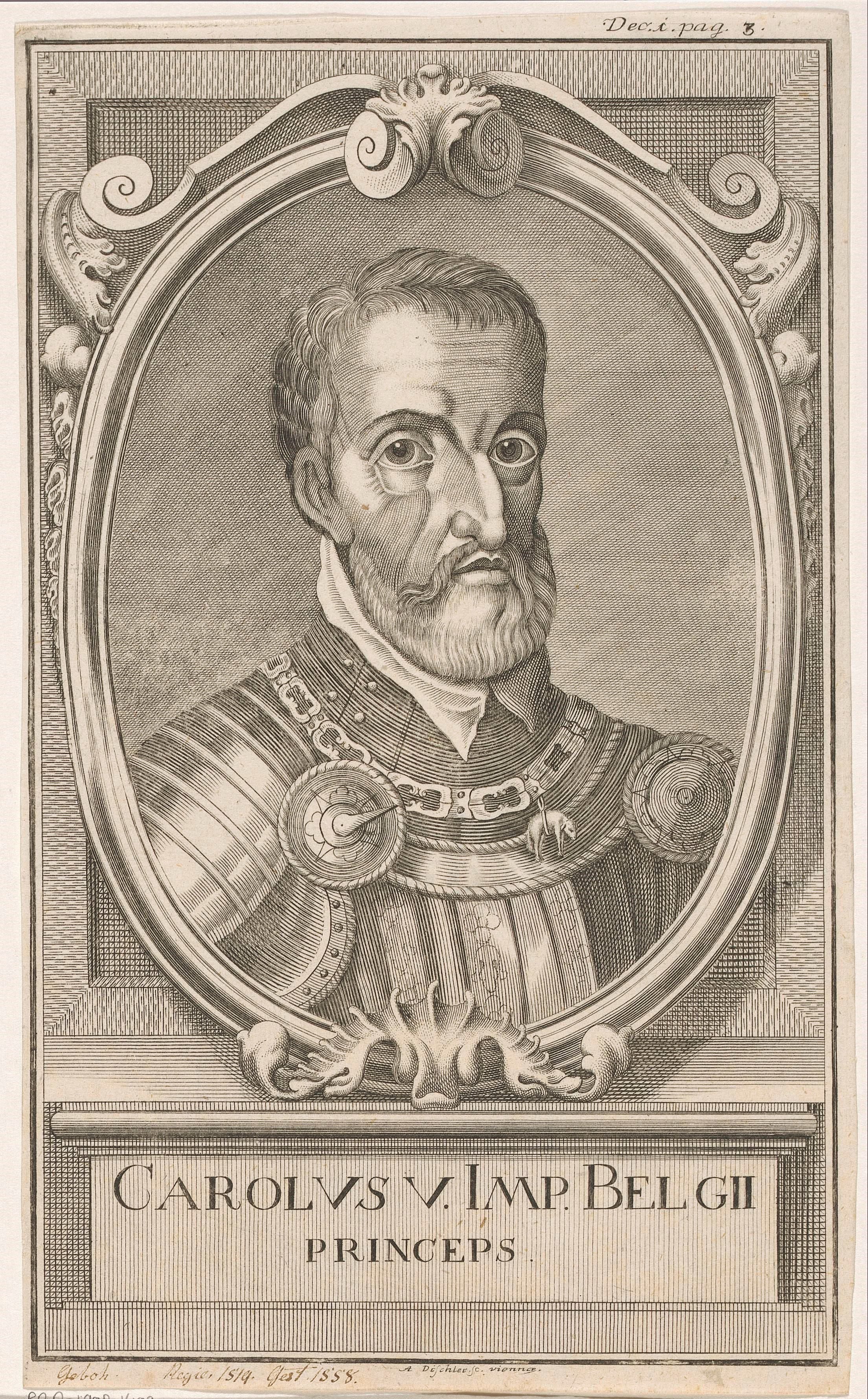 Portret van keizer Karel V