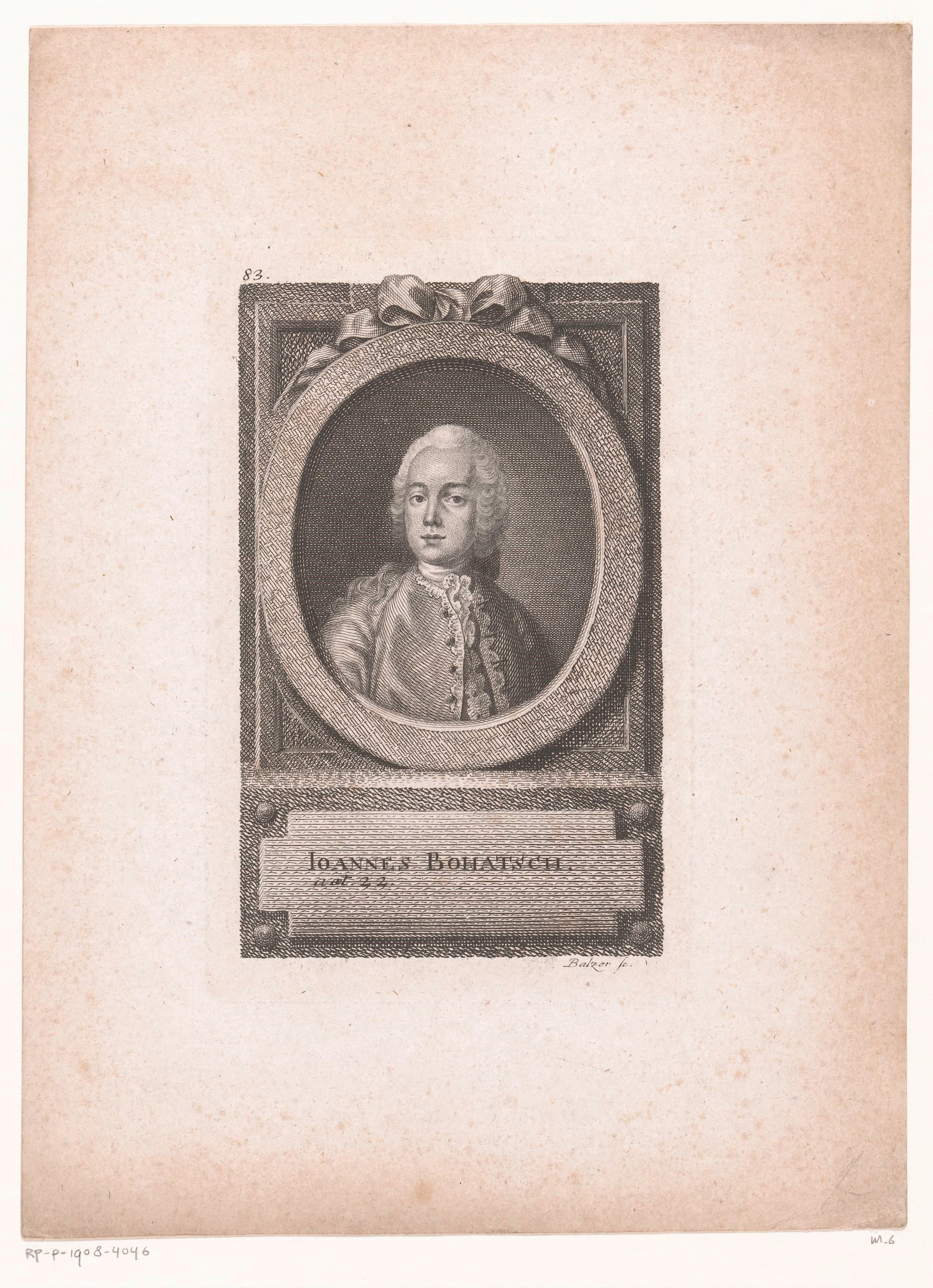 Portret van Johannes Bohatsch