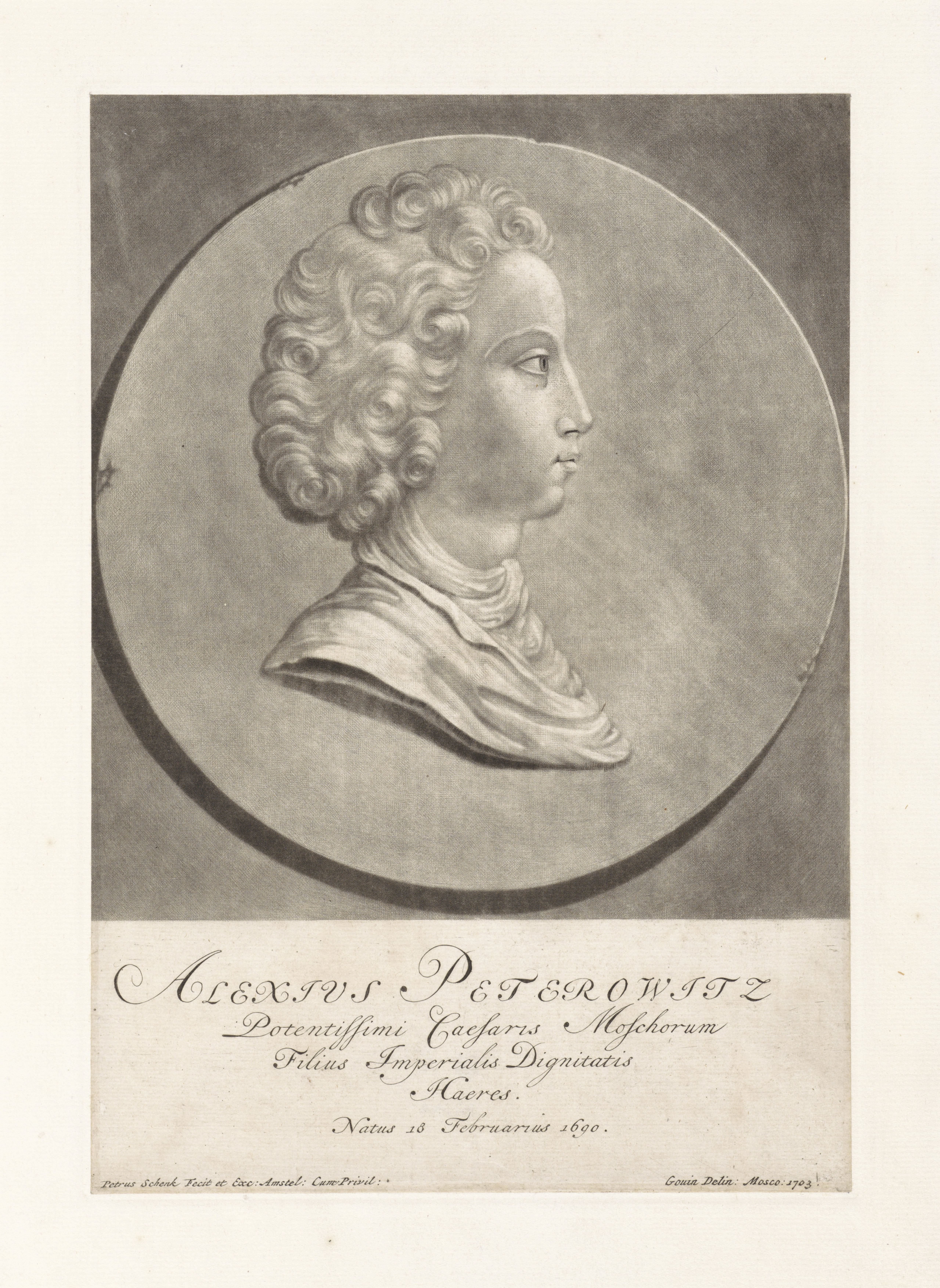 Portret van Alexius Petrovich