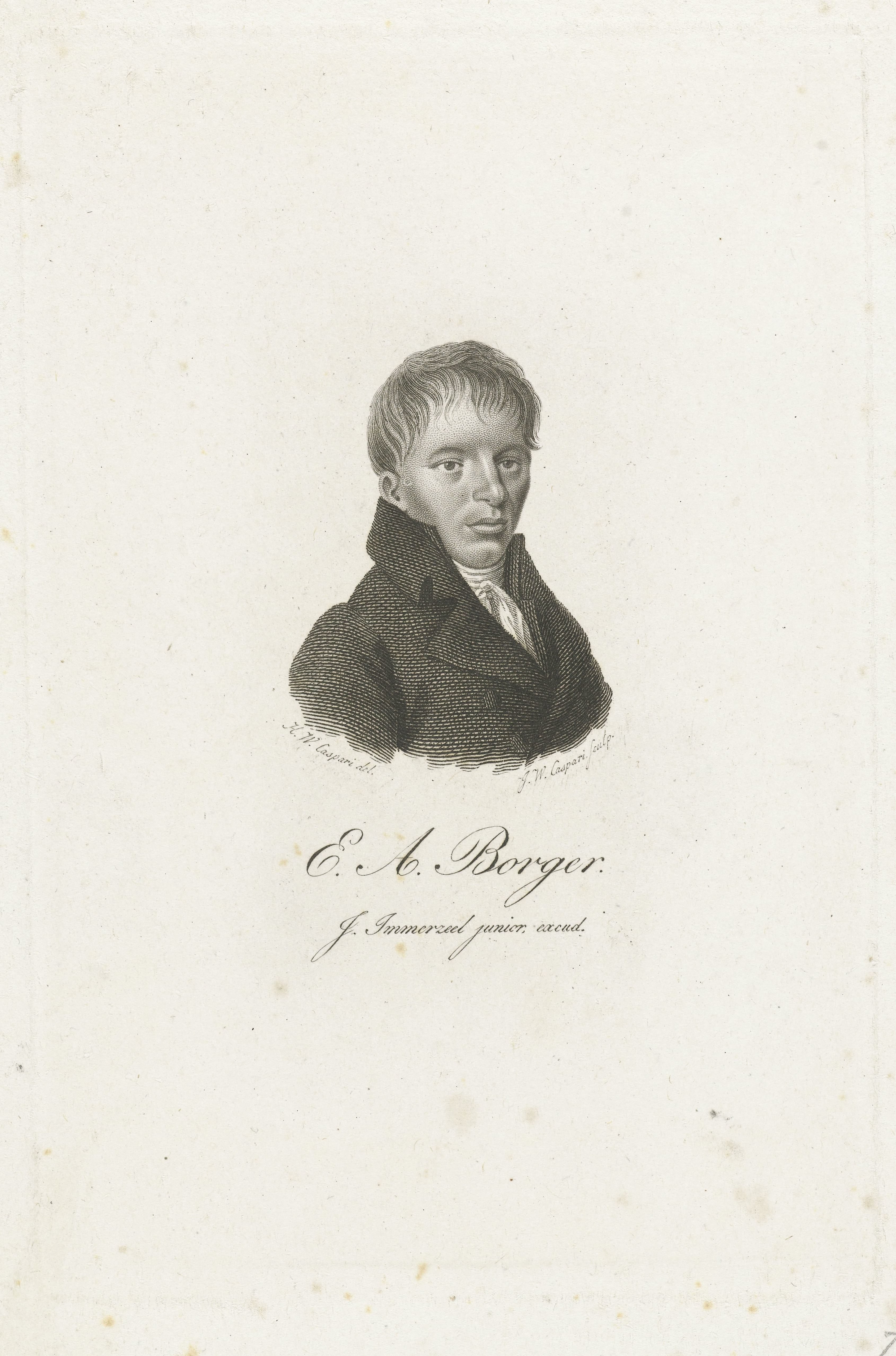 Portret van Elias Annes Borger