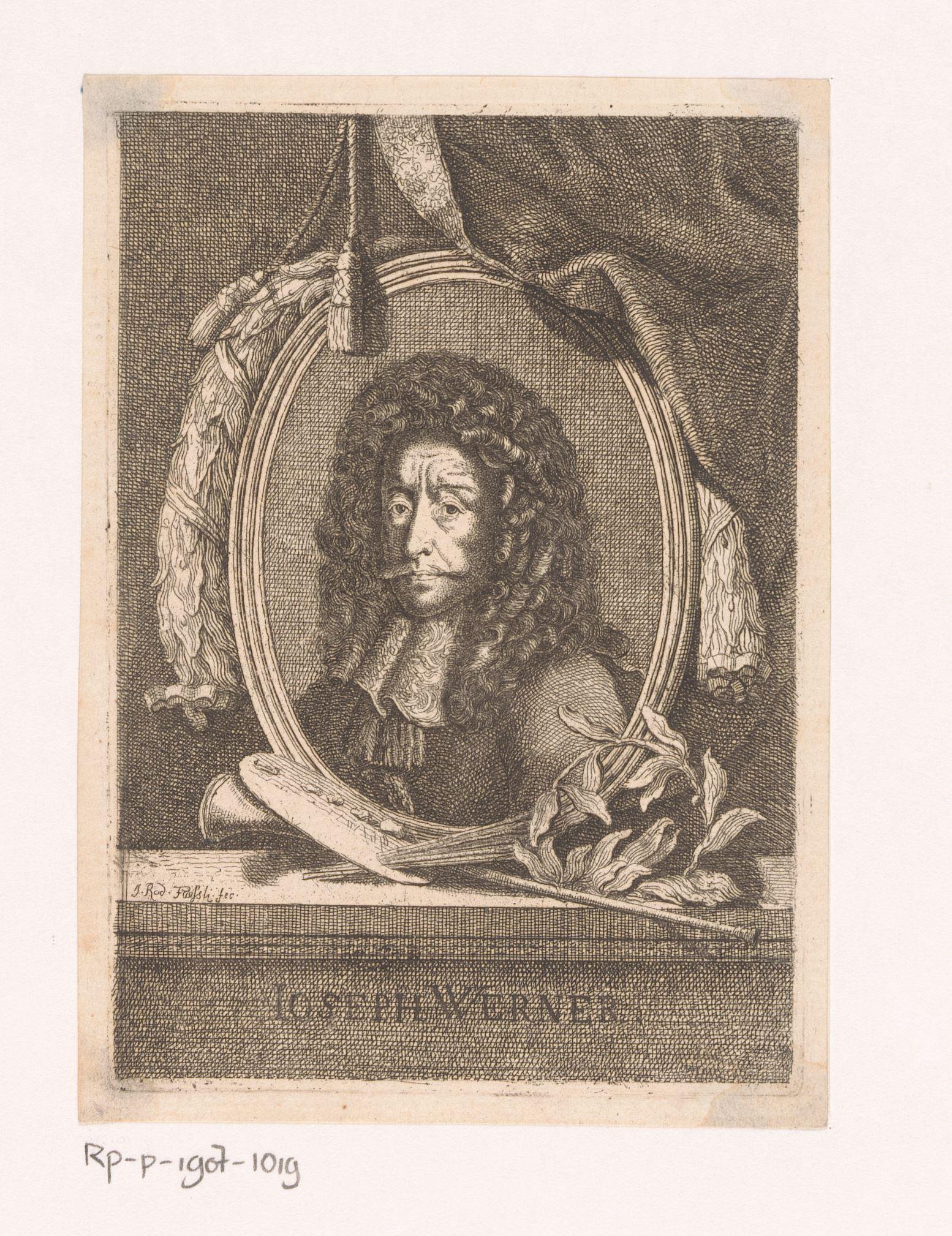 Portret van Joseph Werner