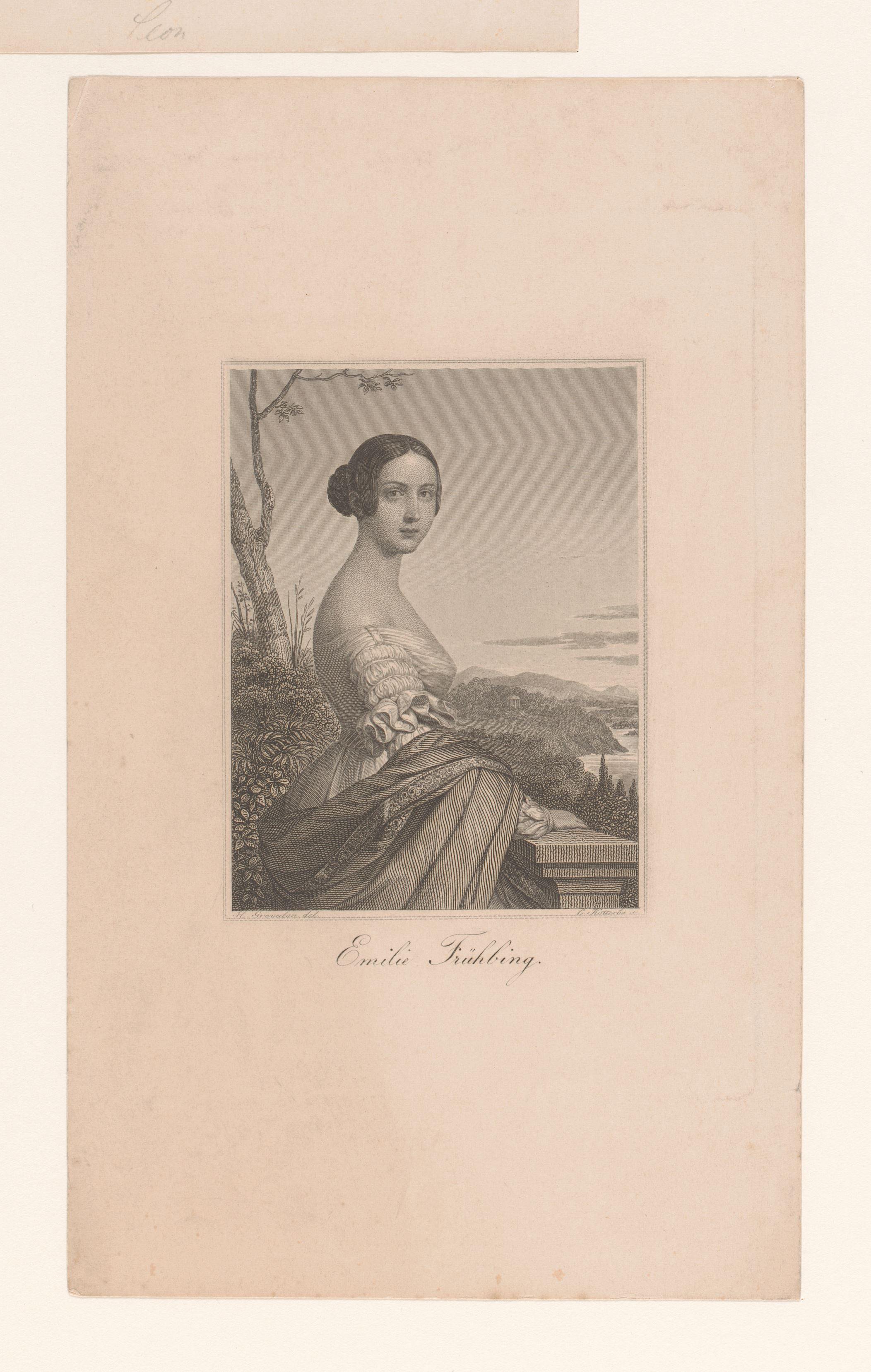 Portret van een onbekende vrouw, mogelijk Emilie Frühling