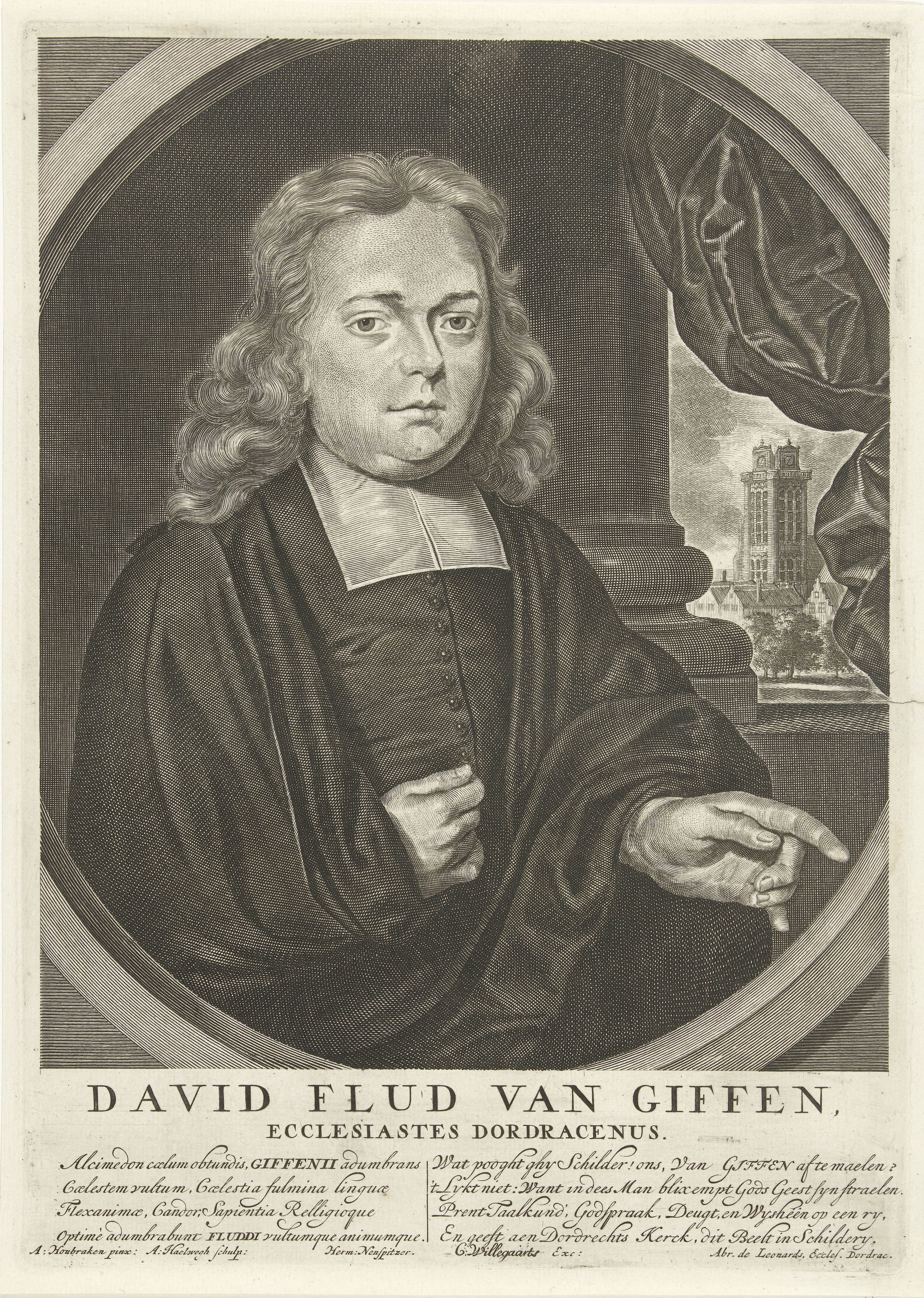 Portret van David Flud van Giffen