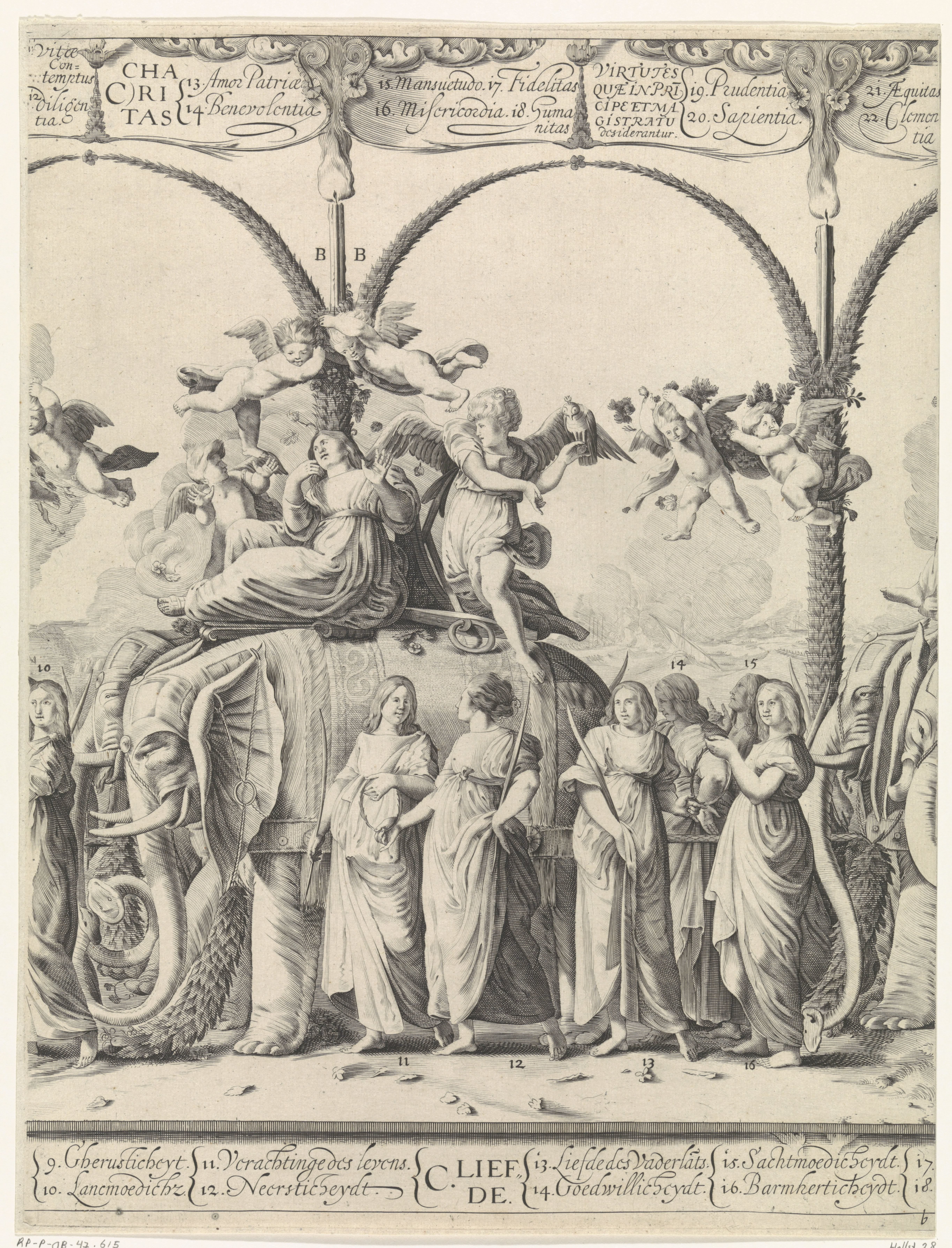 Triomftocht van Willem van Oranje, linksmidden