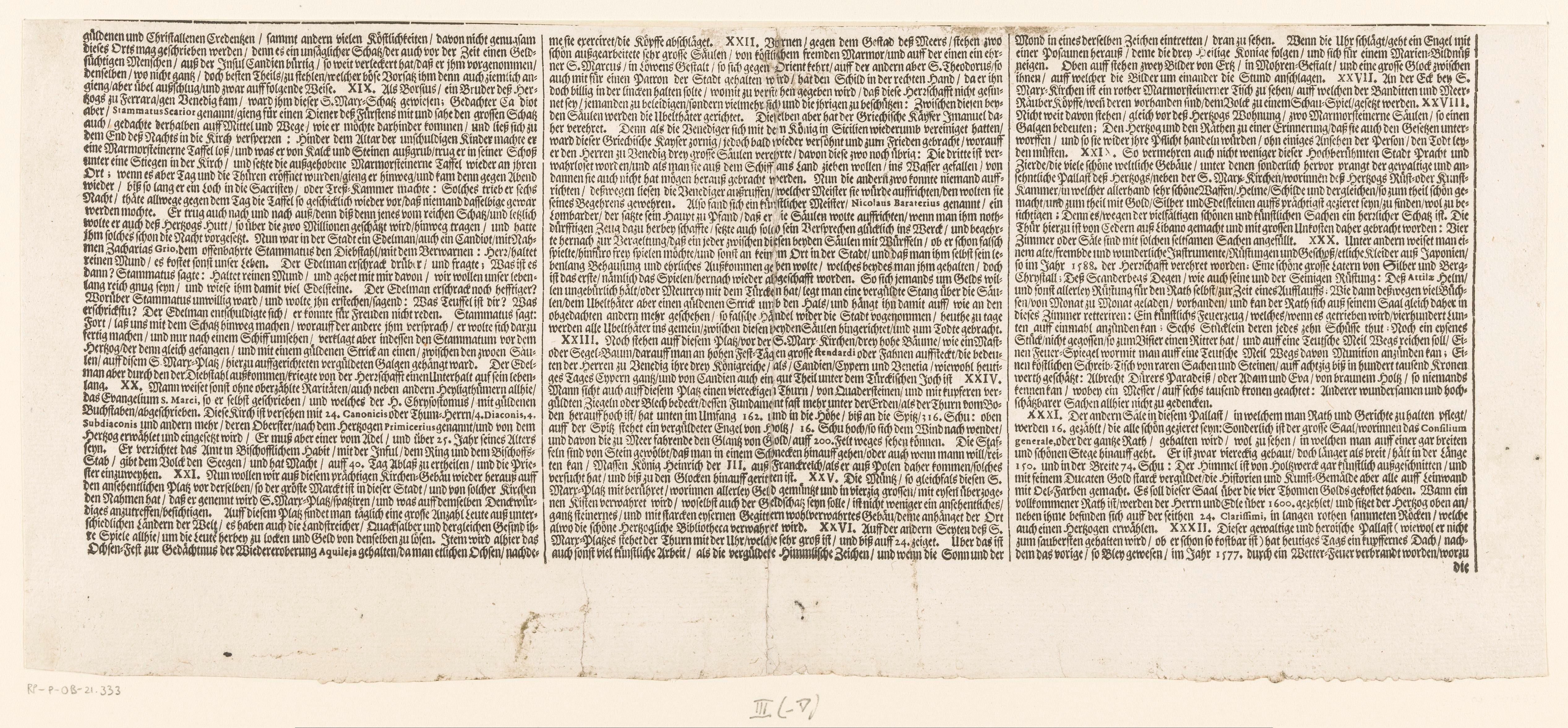 Onderschrift van de Festa della Sensa (derde gedeelte)