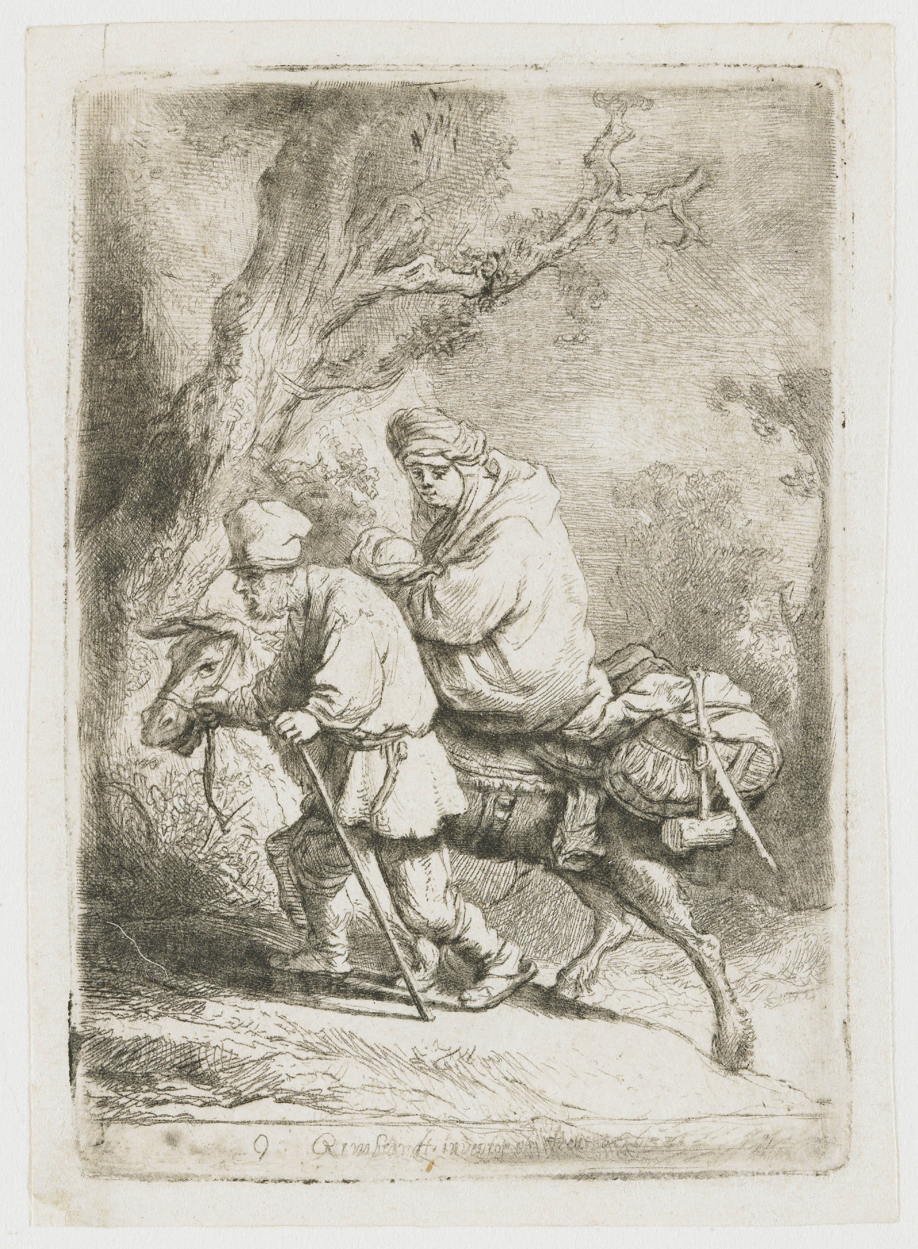 The flight into Egypt: small